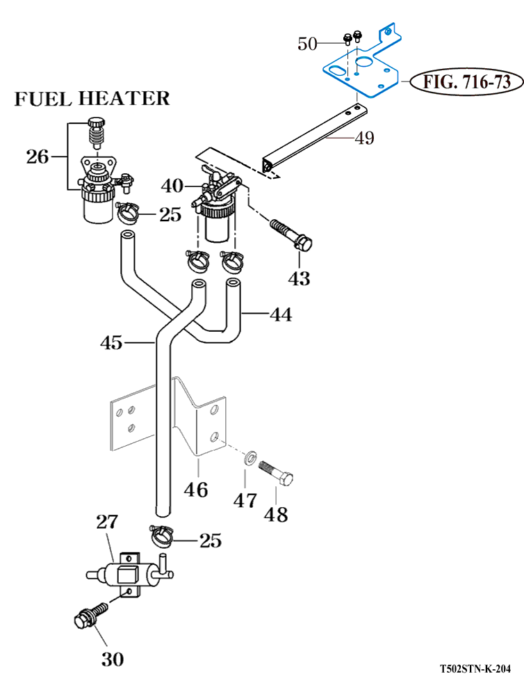 204 - FUEL HOSE AND FILTER