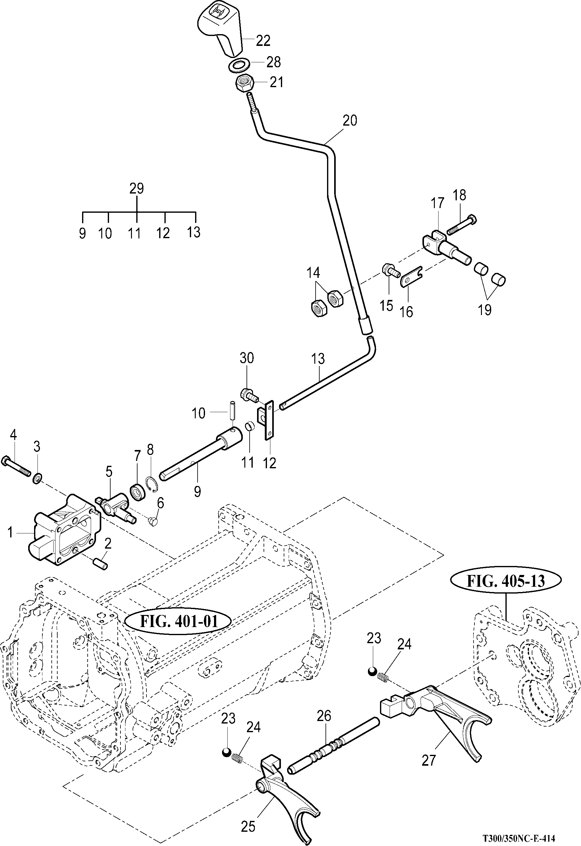 414 - MAIN CHANGE LEVER