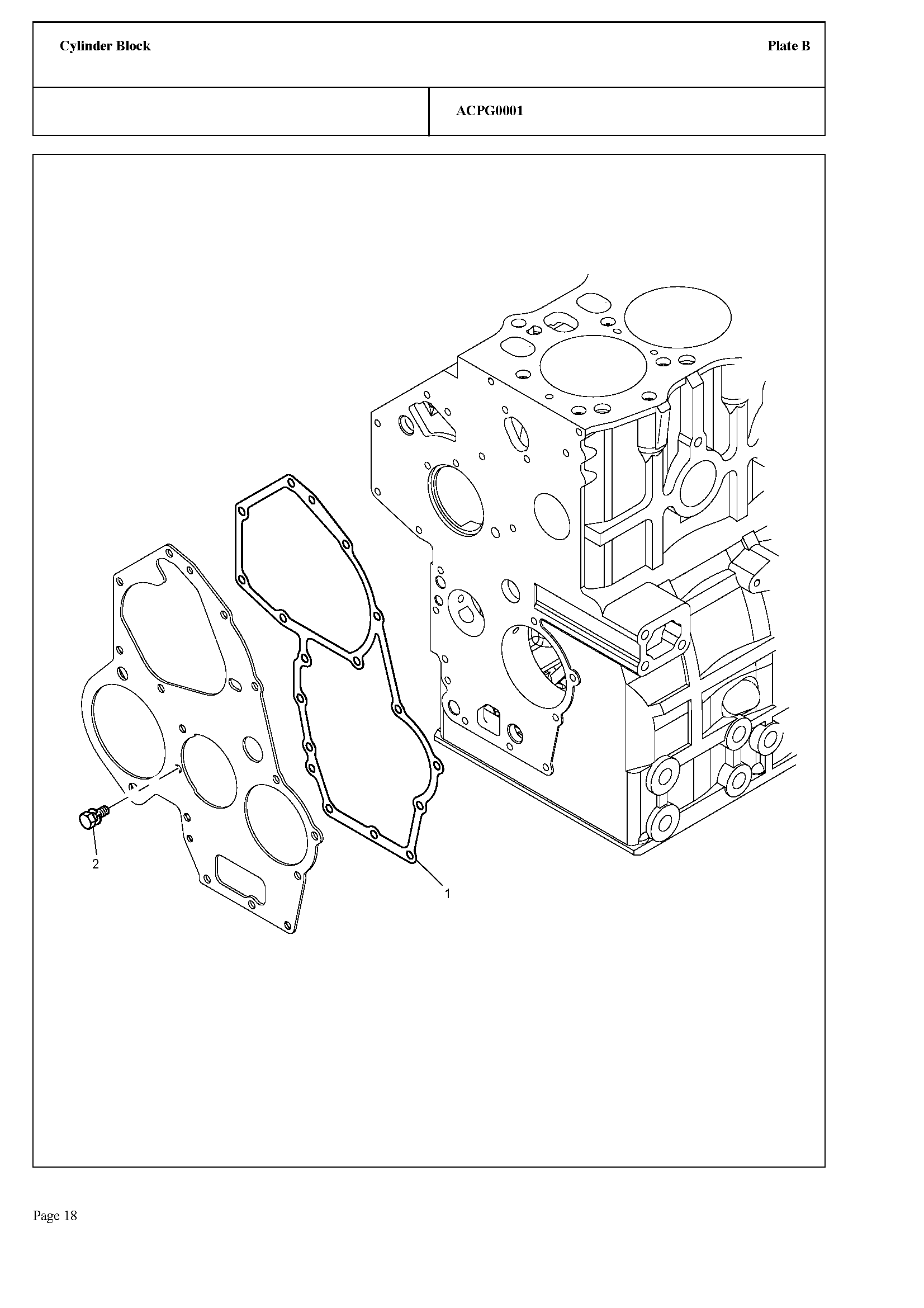 101-1 - CYLINDER BLOCK ASSEMBLY