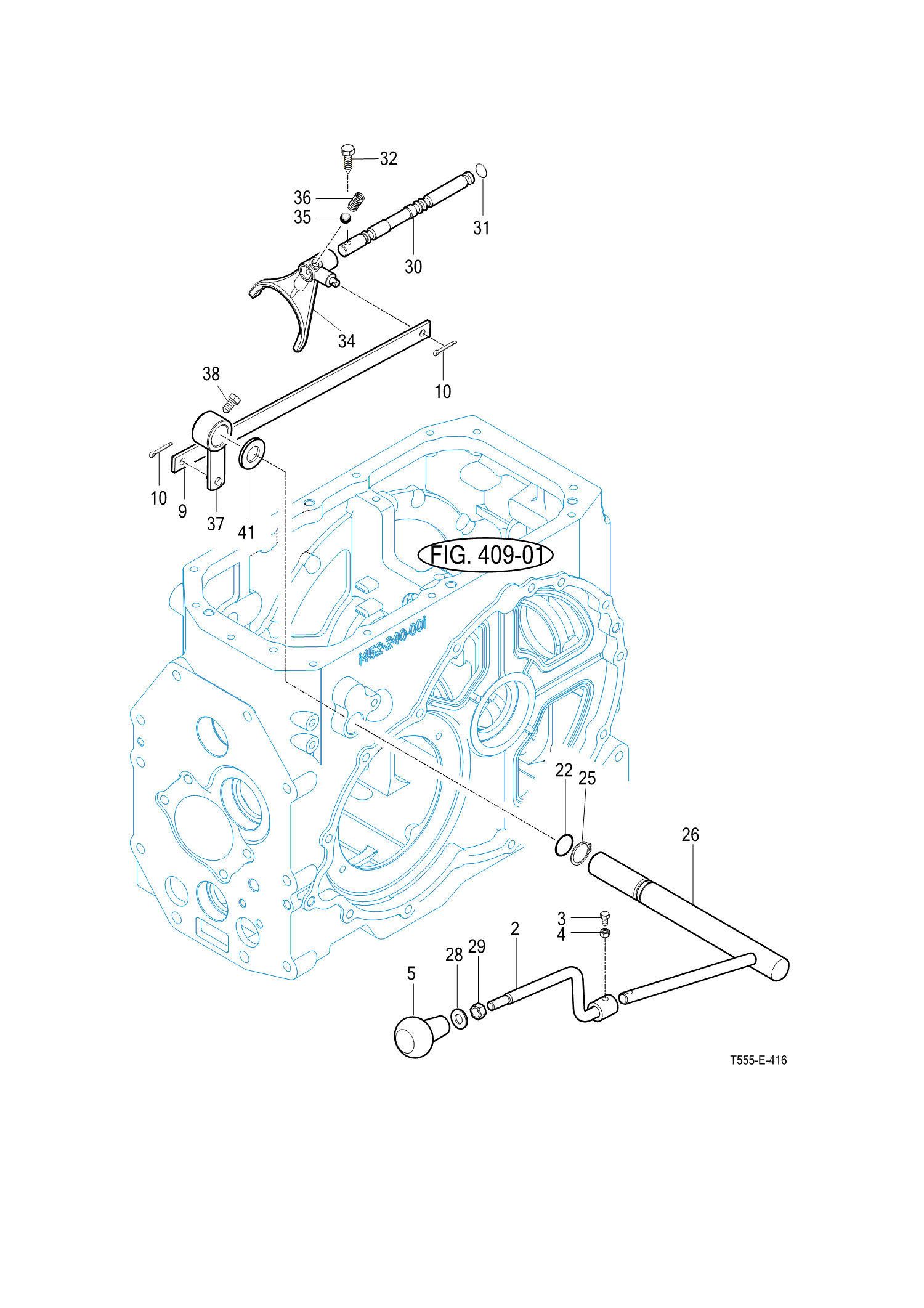 416 - P.T.O CHANGE SHIFTER