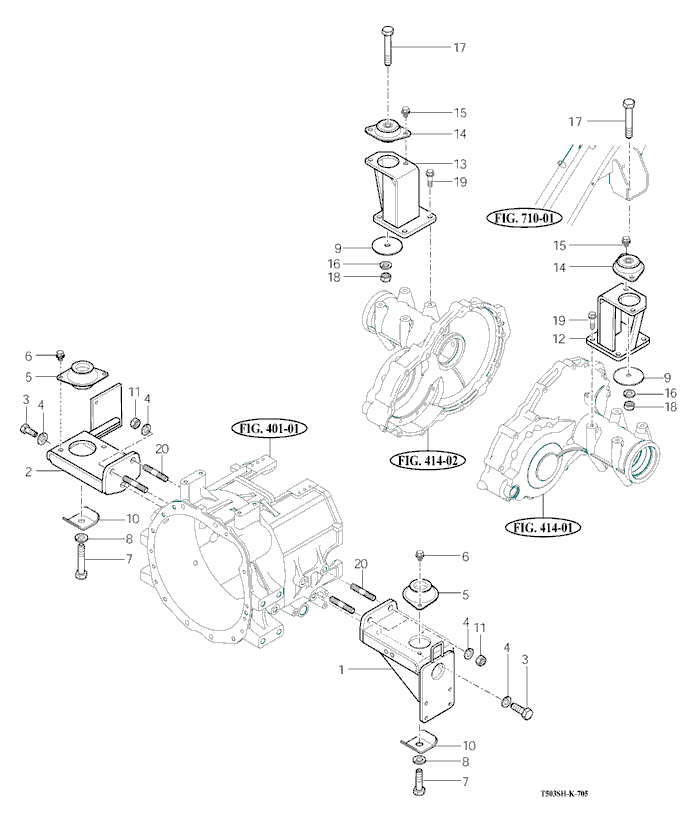 705 - FRONT & REAR MOUNTING 705 - FRONT & REAR MOUNTING