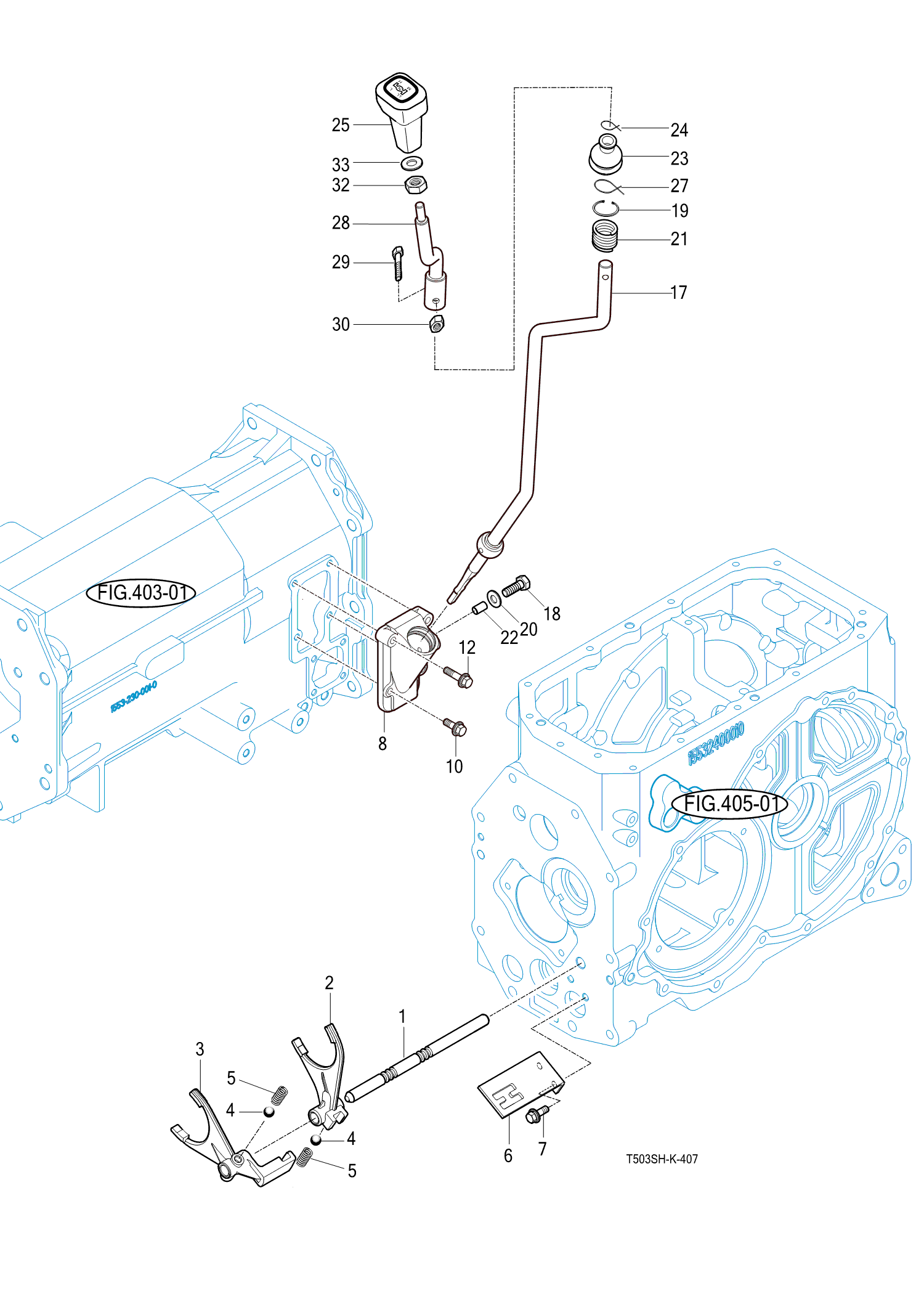 407 - SUB CHANGE SHIFTER