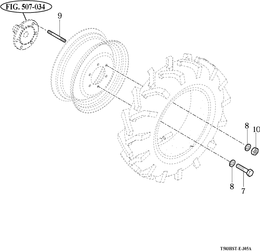305 - FRONT WHEEL