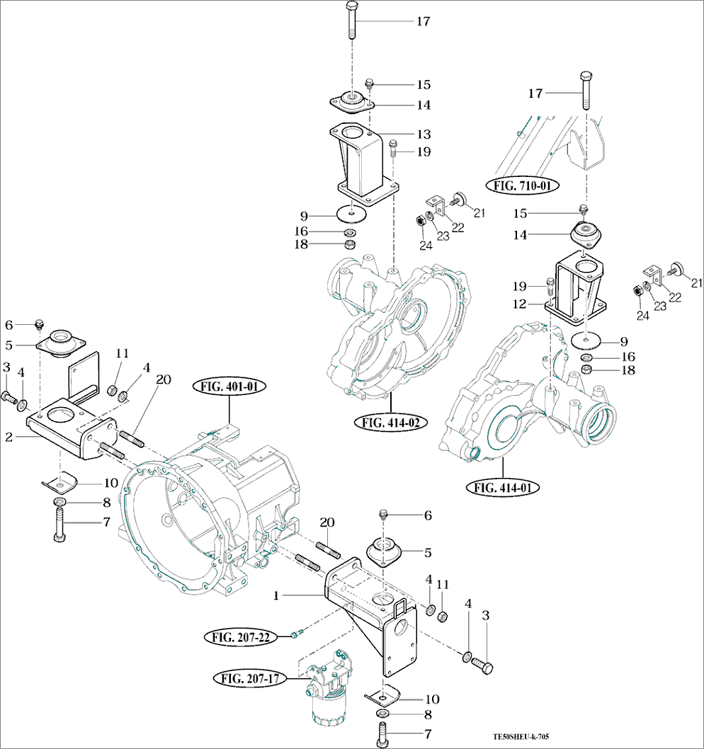 705 - FRONT & REAR MOUNTING