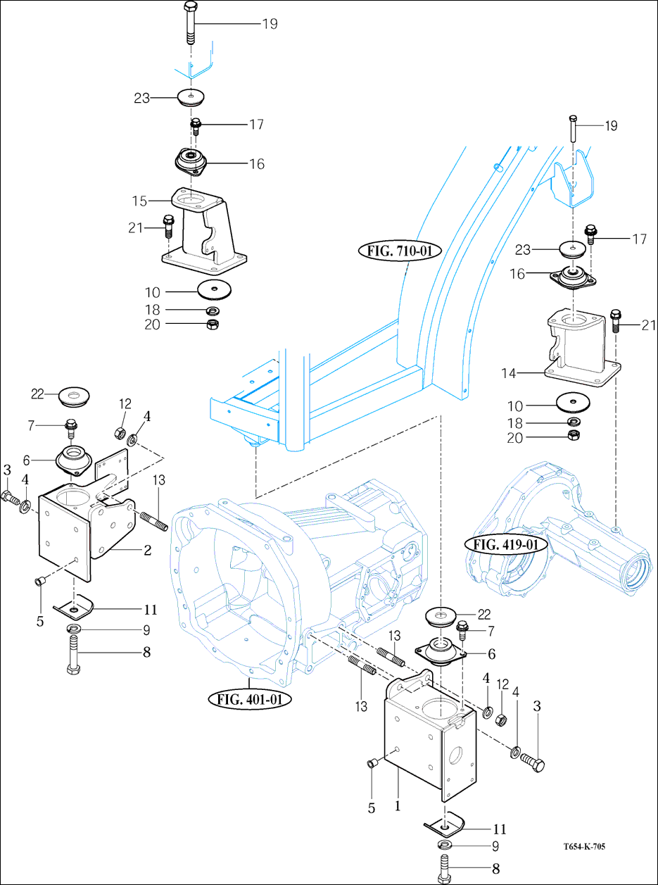 705 - FRONT & REAR MOUNTING