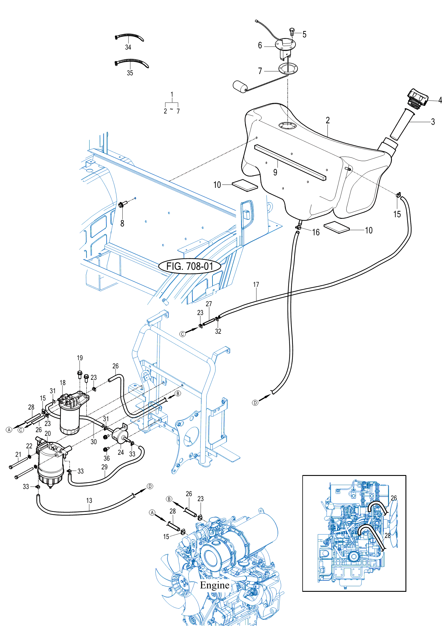 204 - FUEL TANK & HOSE