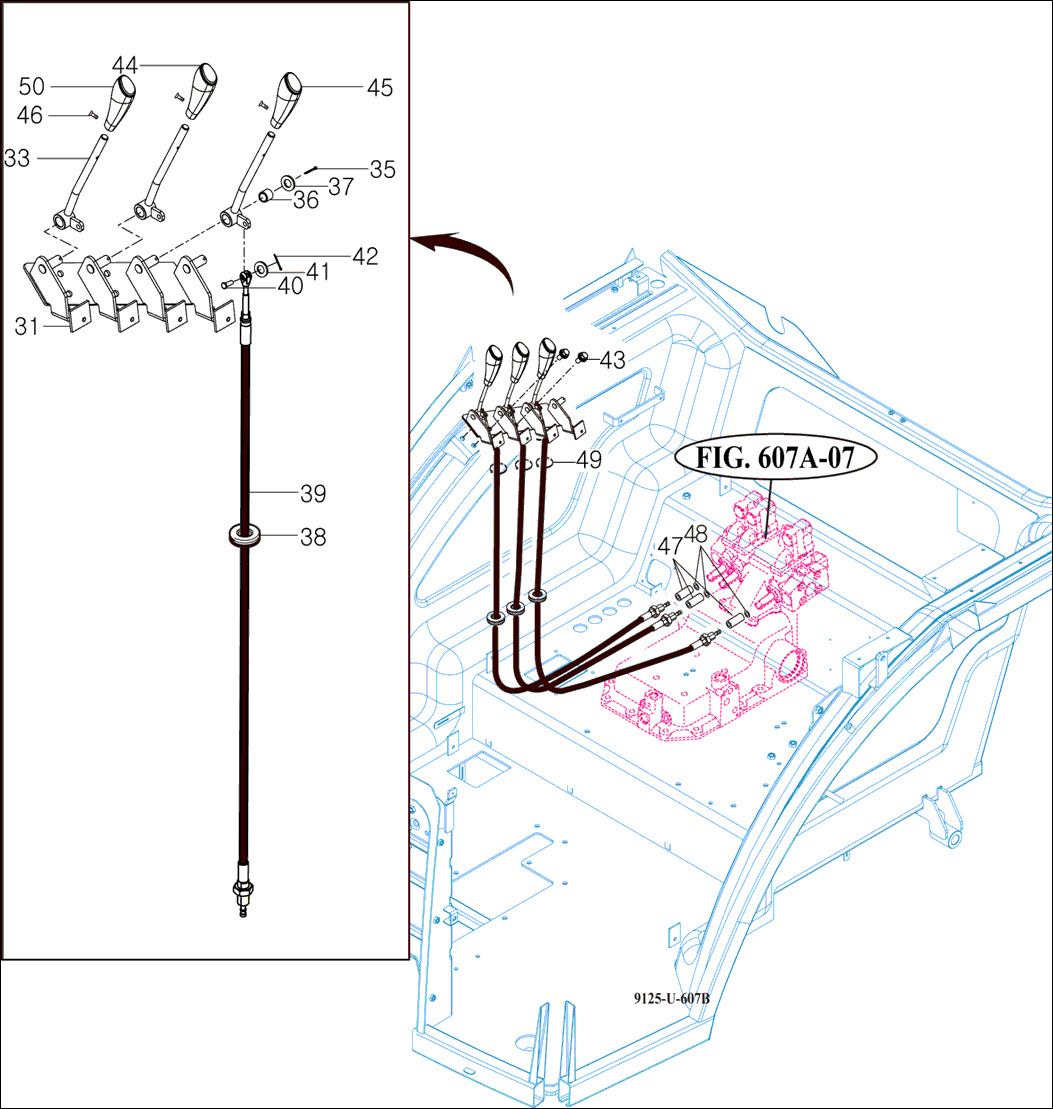 607-2 - LEVER SUB, AUX