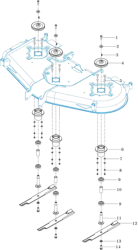 020 - BLADE PULLEY ASS'Y
