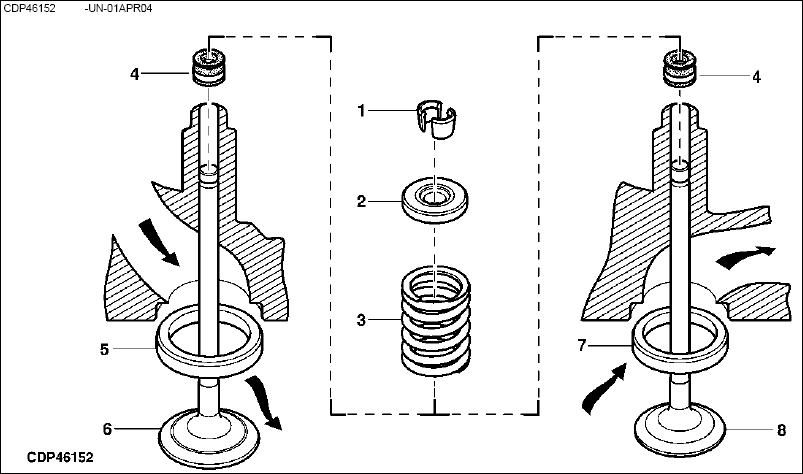 105 - VALVES/VALVE SEATS/SPRINGS/ROTATORS