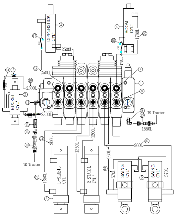 070 - HOSE FITTING ASSEMBLY