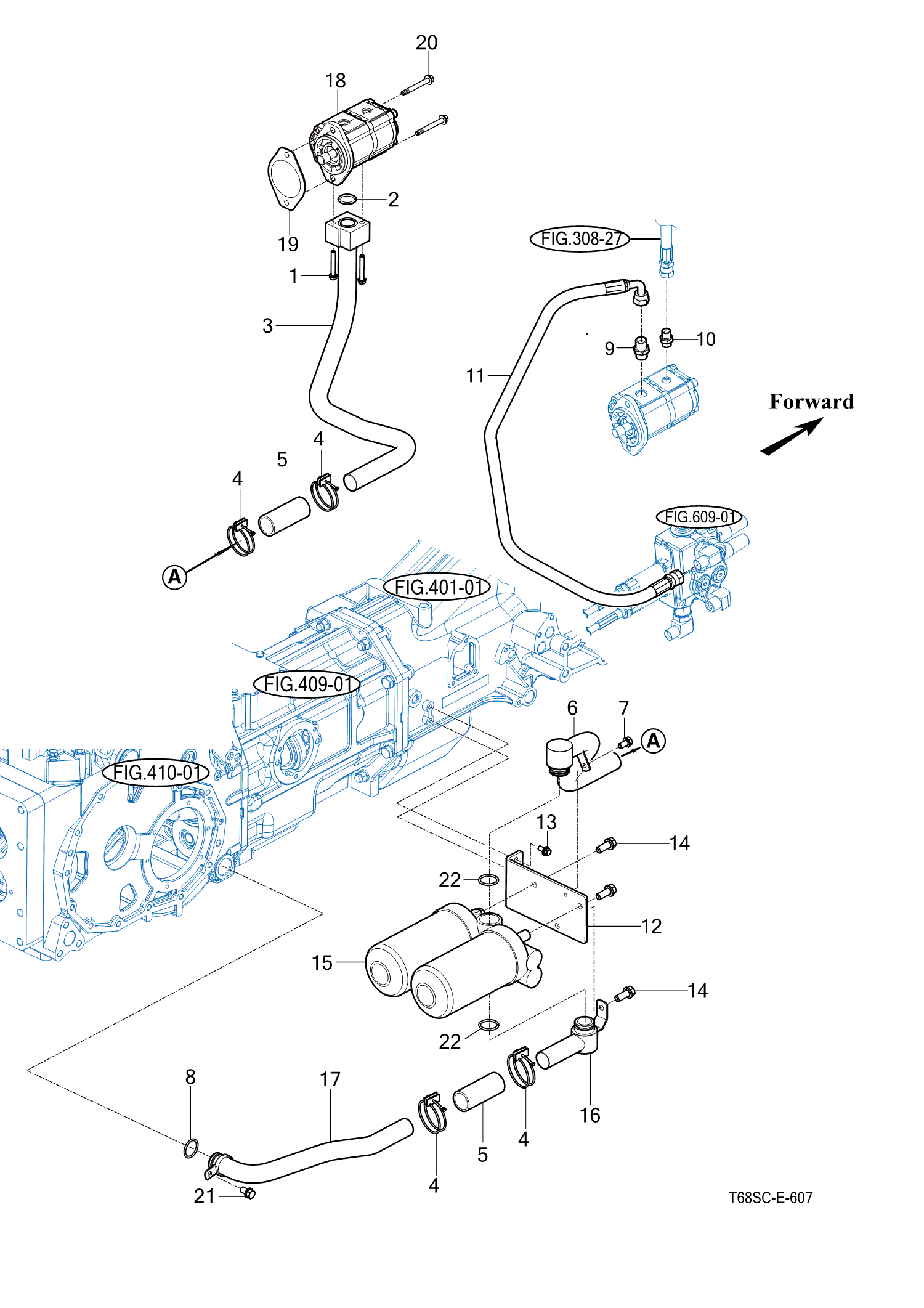 607 - HYDRAULIC PIPE