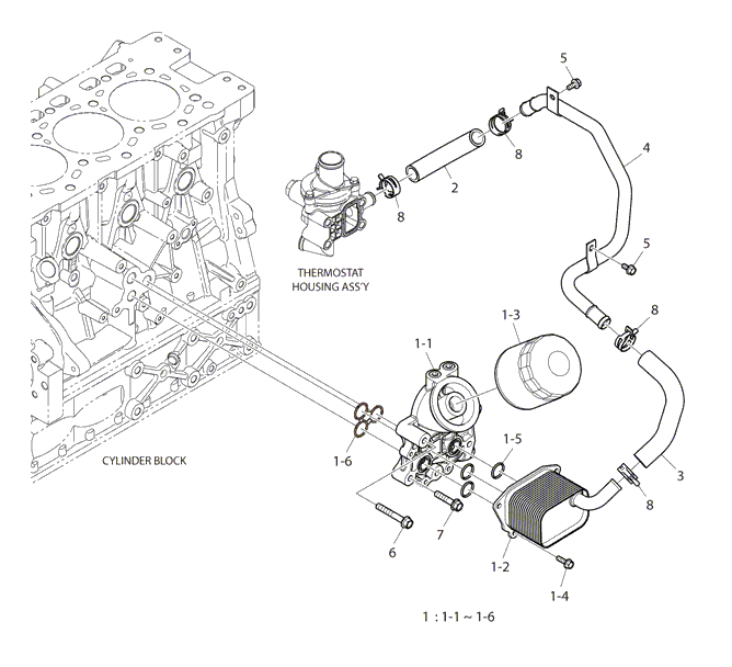 117 - ENGINE OIL FILTER ASSY