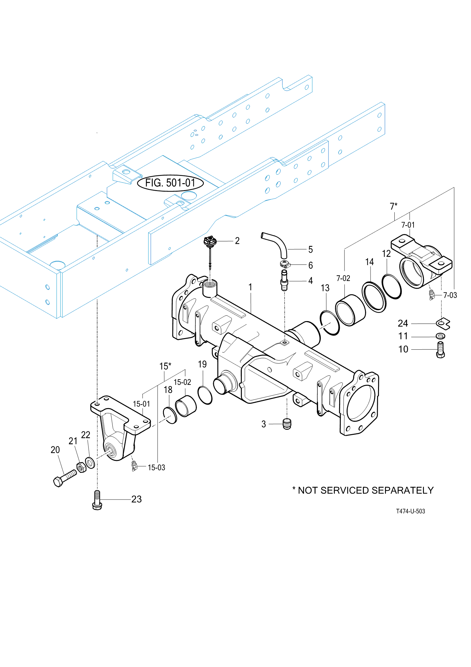 503 - FRONT AXLE HOUSING