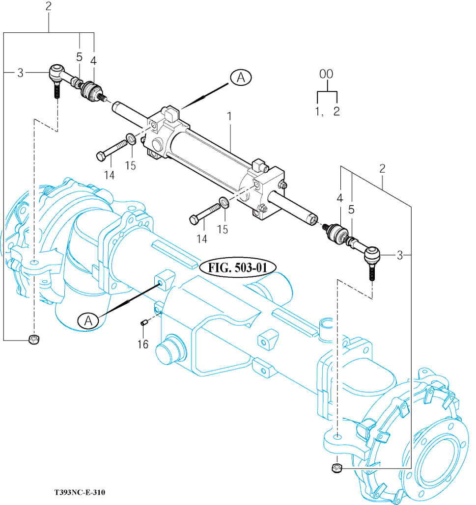 310 - STEERING CYLINDER