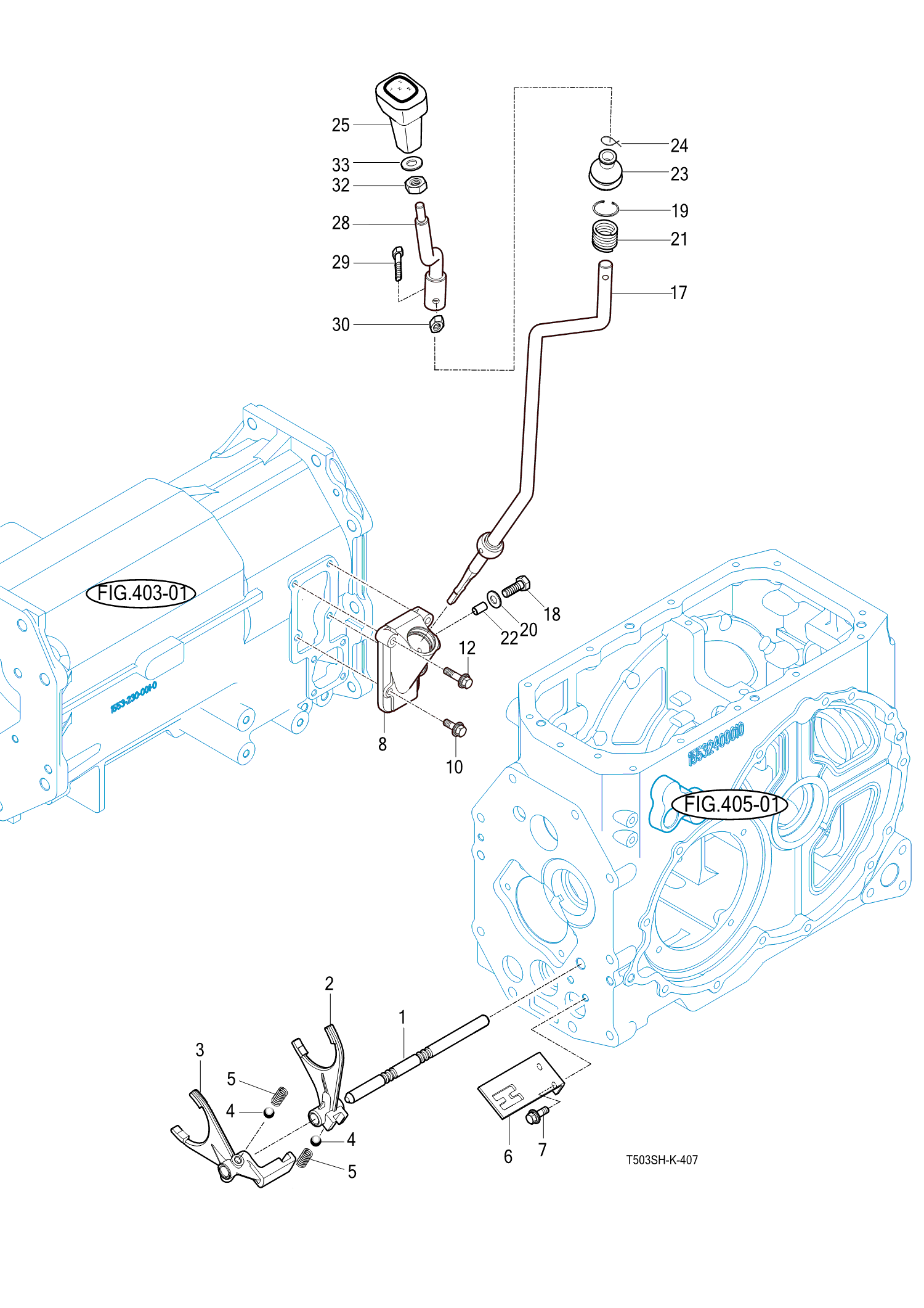 407 - SUB CHANGE SHIFTER