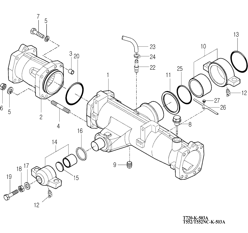 503 - FRONT AXLE HOUSING