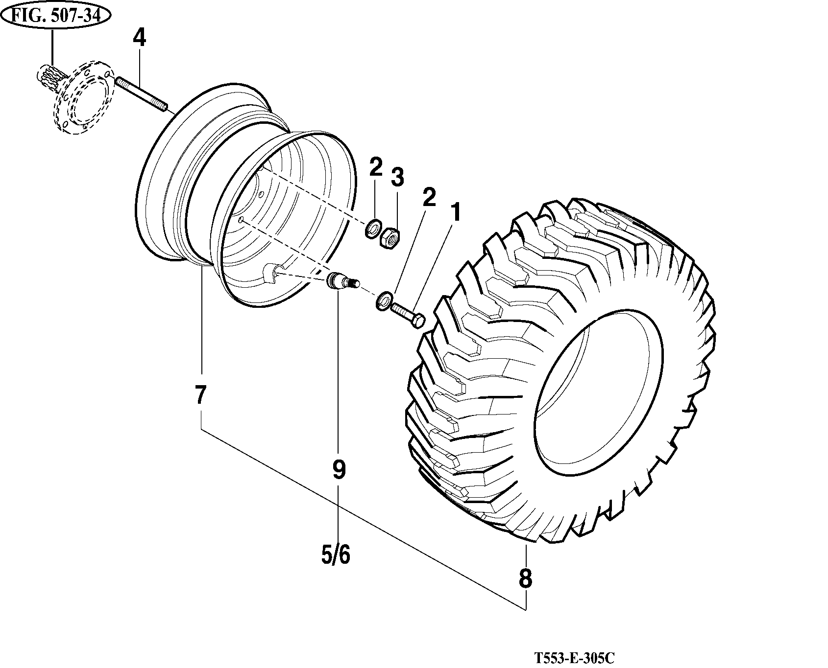 305C - FRONT WHEEL