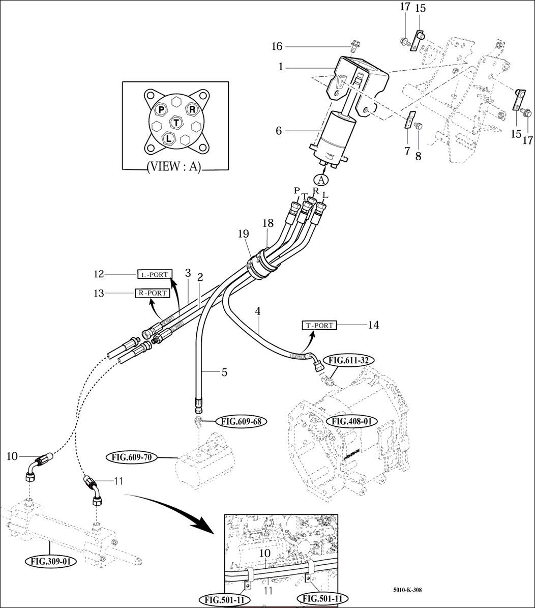 308 - POWER STEERING VALVE