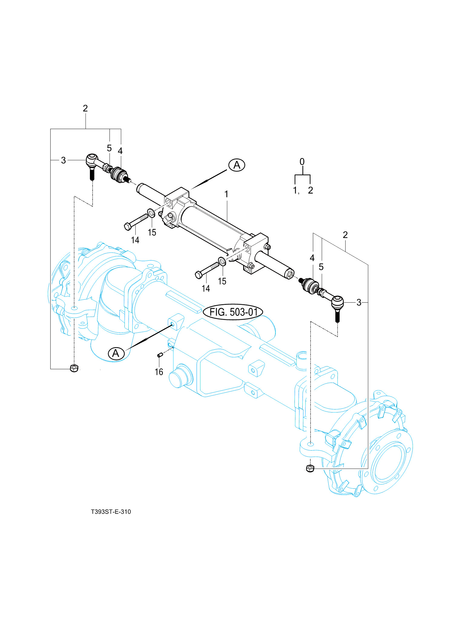 308 - STEERING CYLINDER