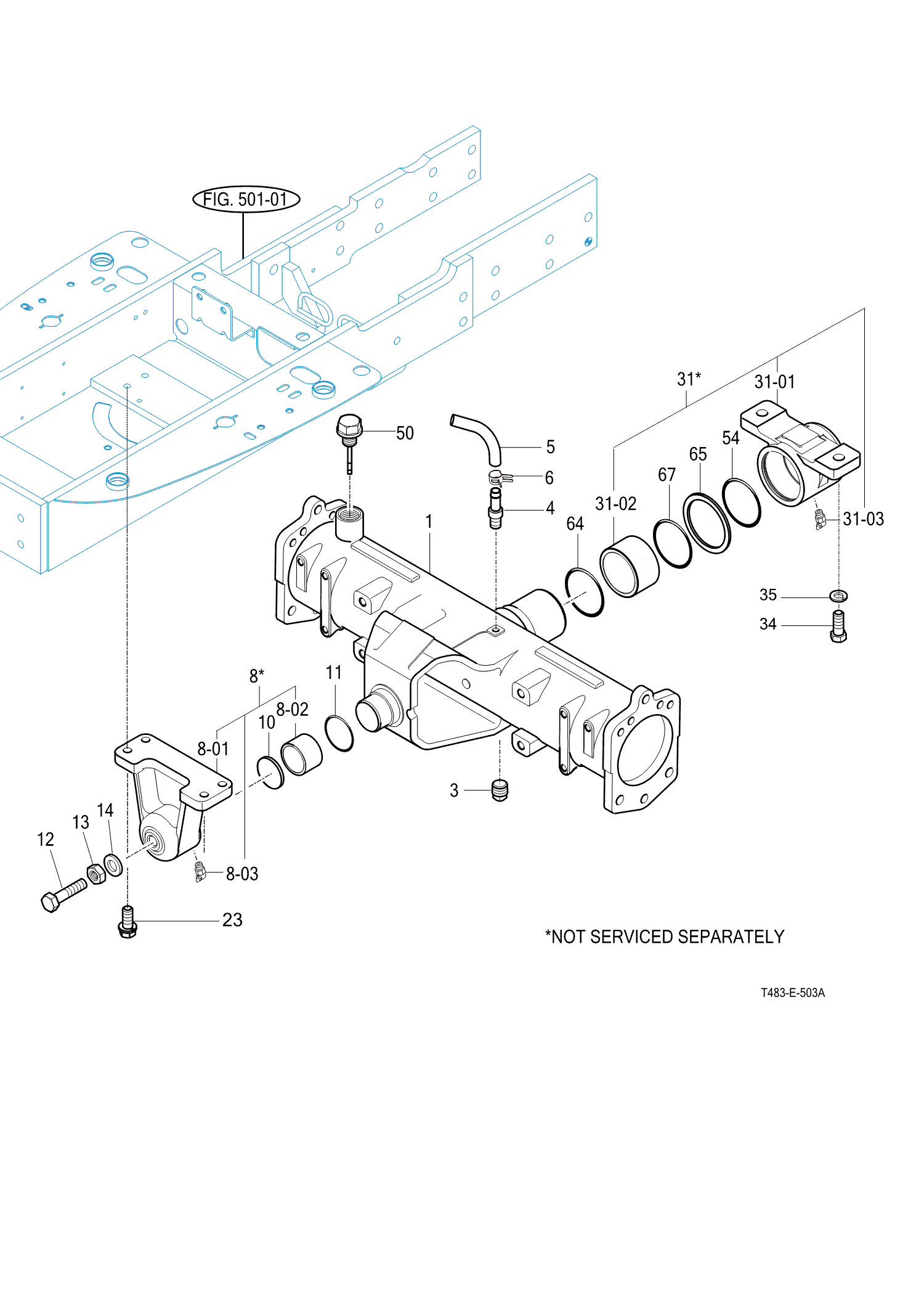 503 - FRONT AXLE HOUSING
