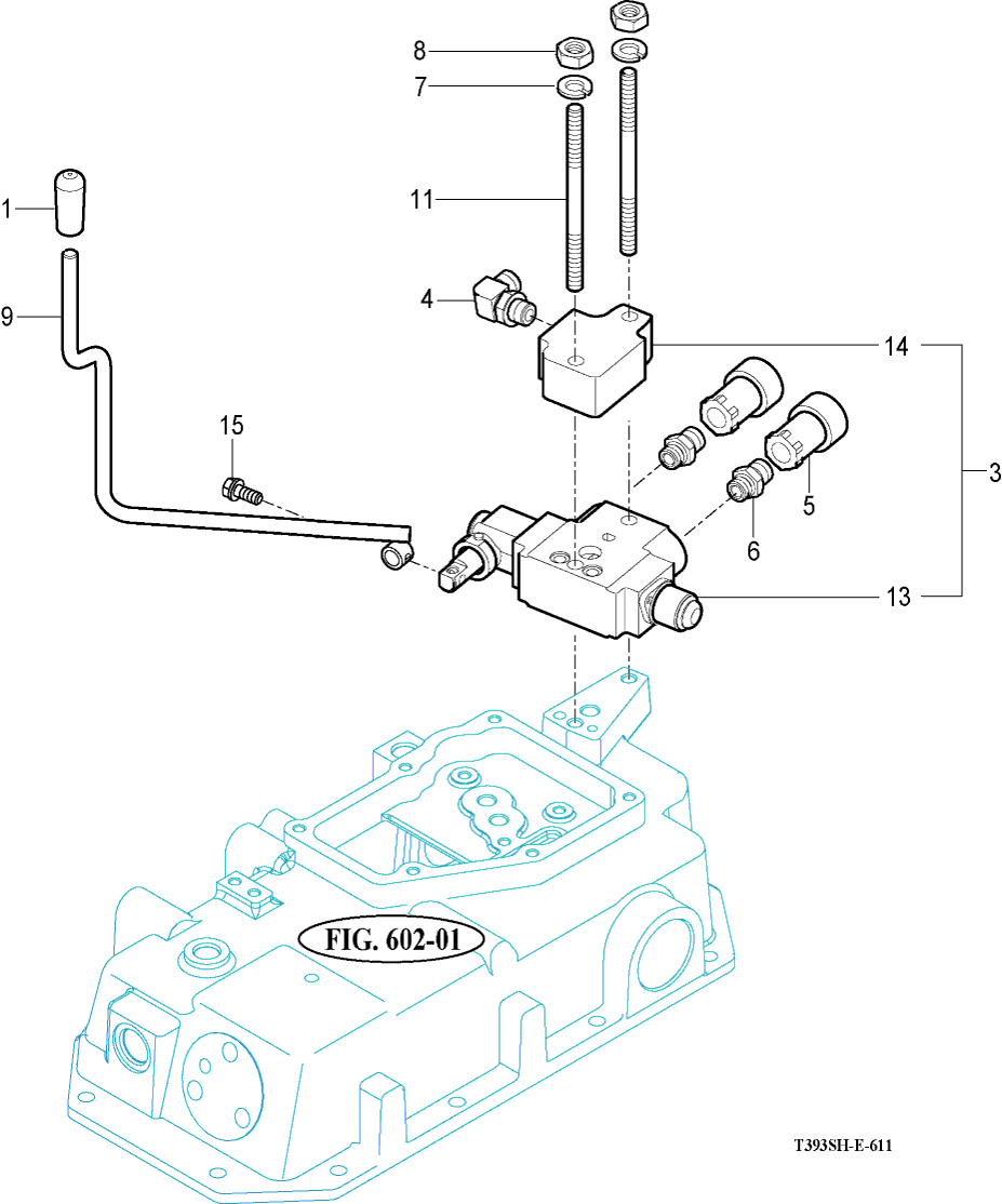 611 - EXTERIOR HYD. VALVE