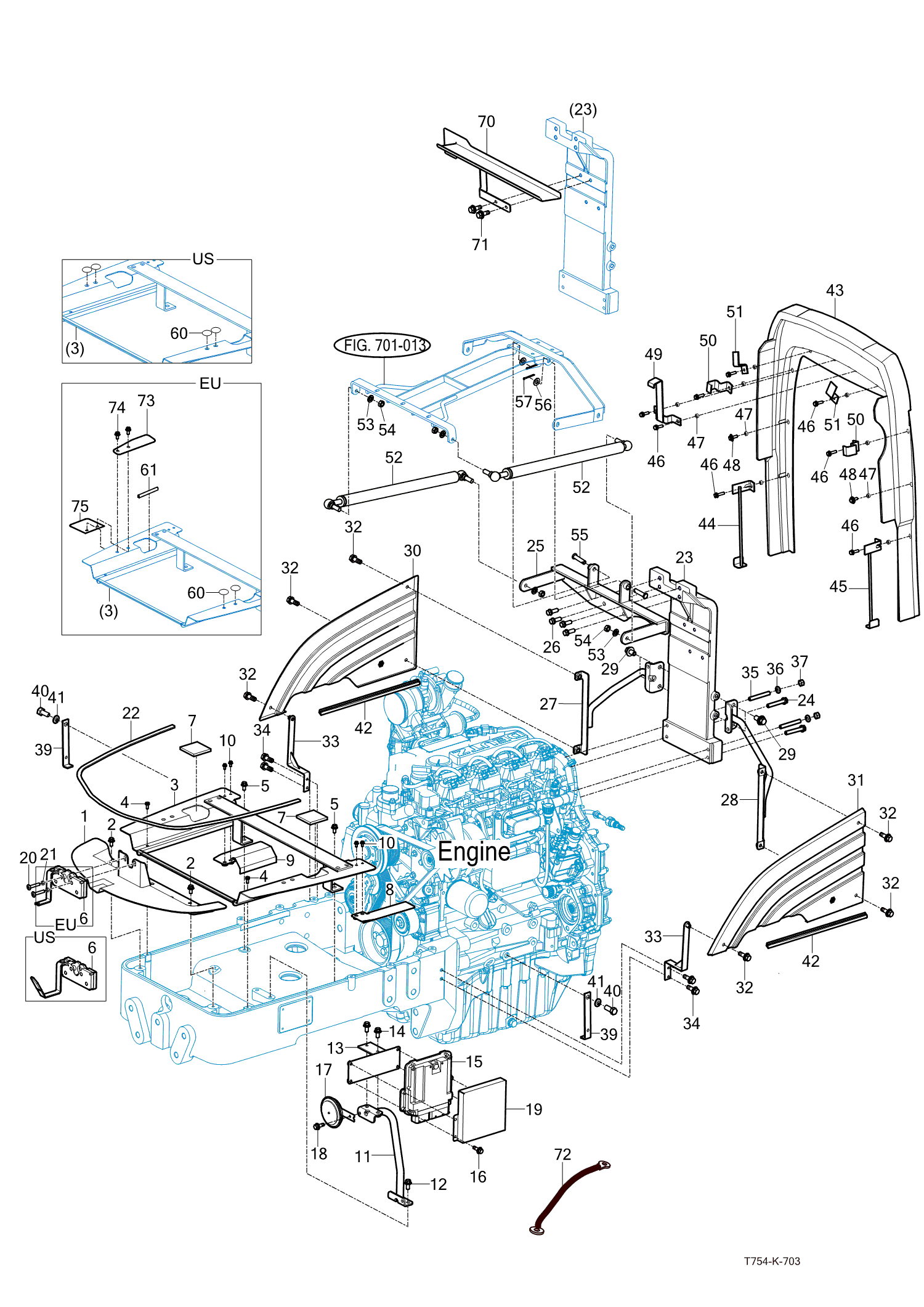 703 - SIDE SUPPORT & FRAME HOOD (2022-01-02 ~)