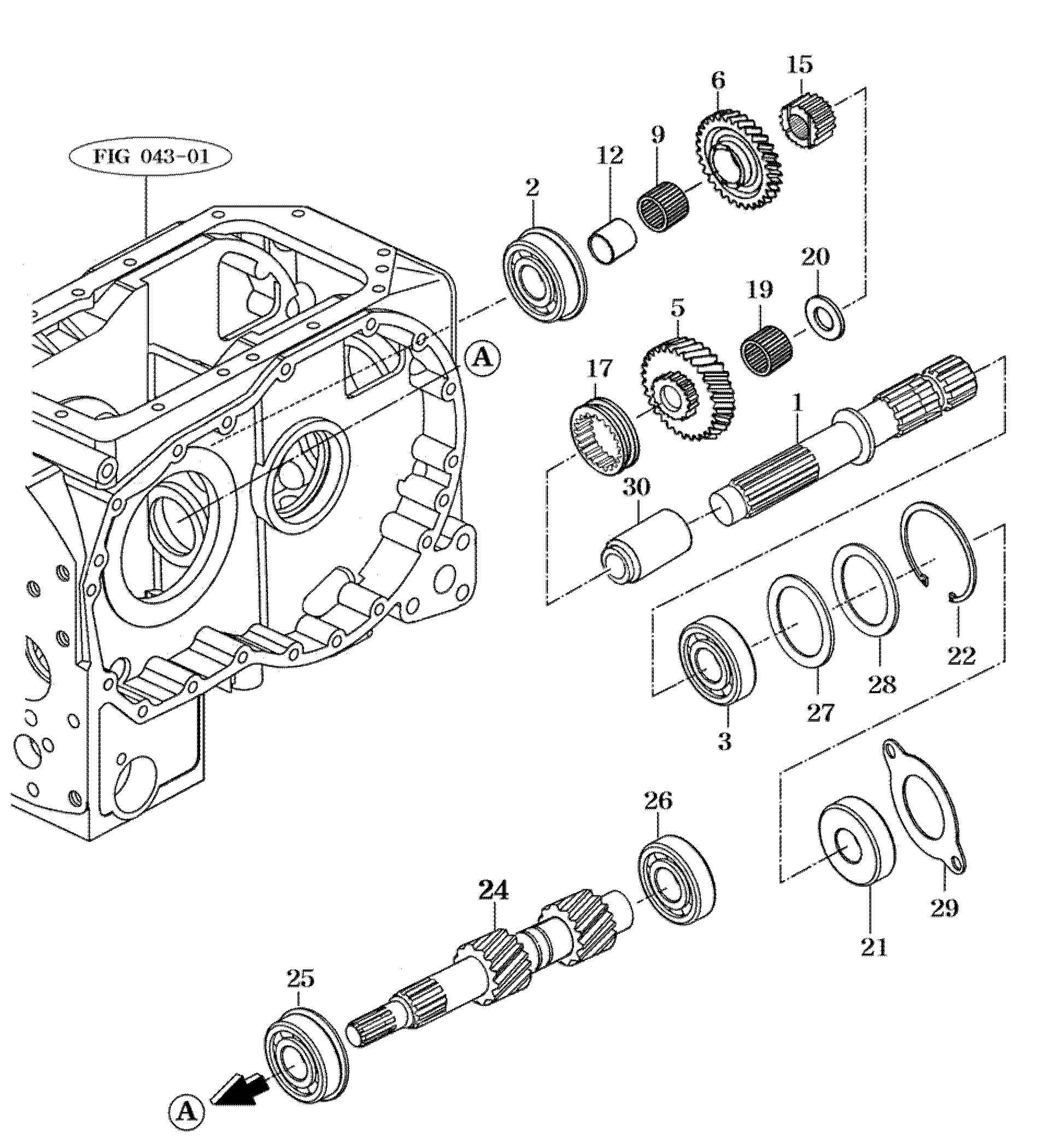 051B - P.T.O CHANGE GEARS-2 SPEED