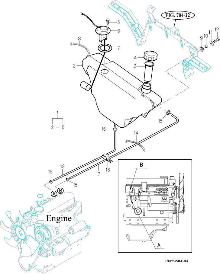 204 - FUEL TANK & HOSE