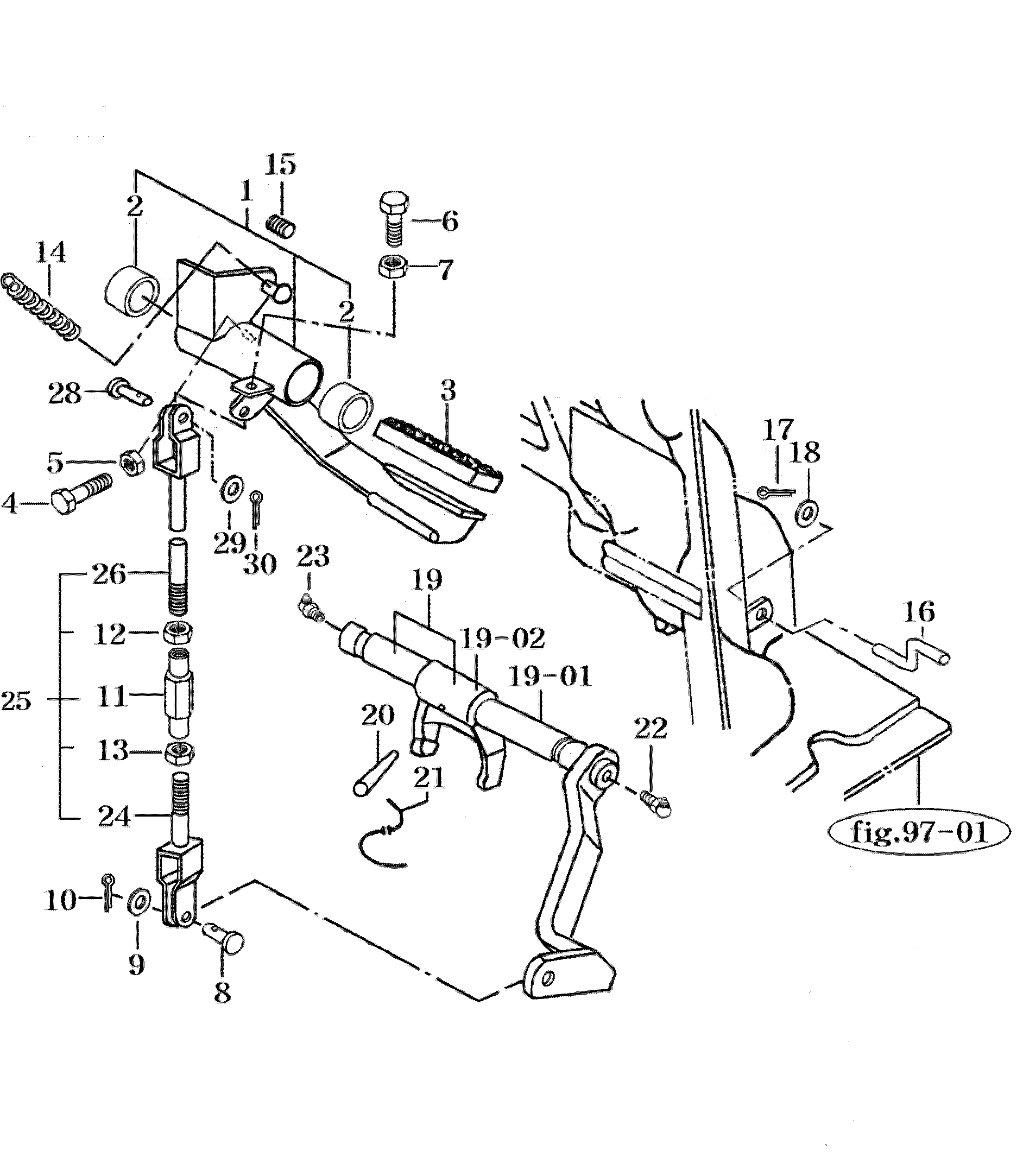 030 - CLUTCH PEDAL