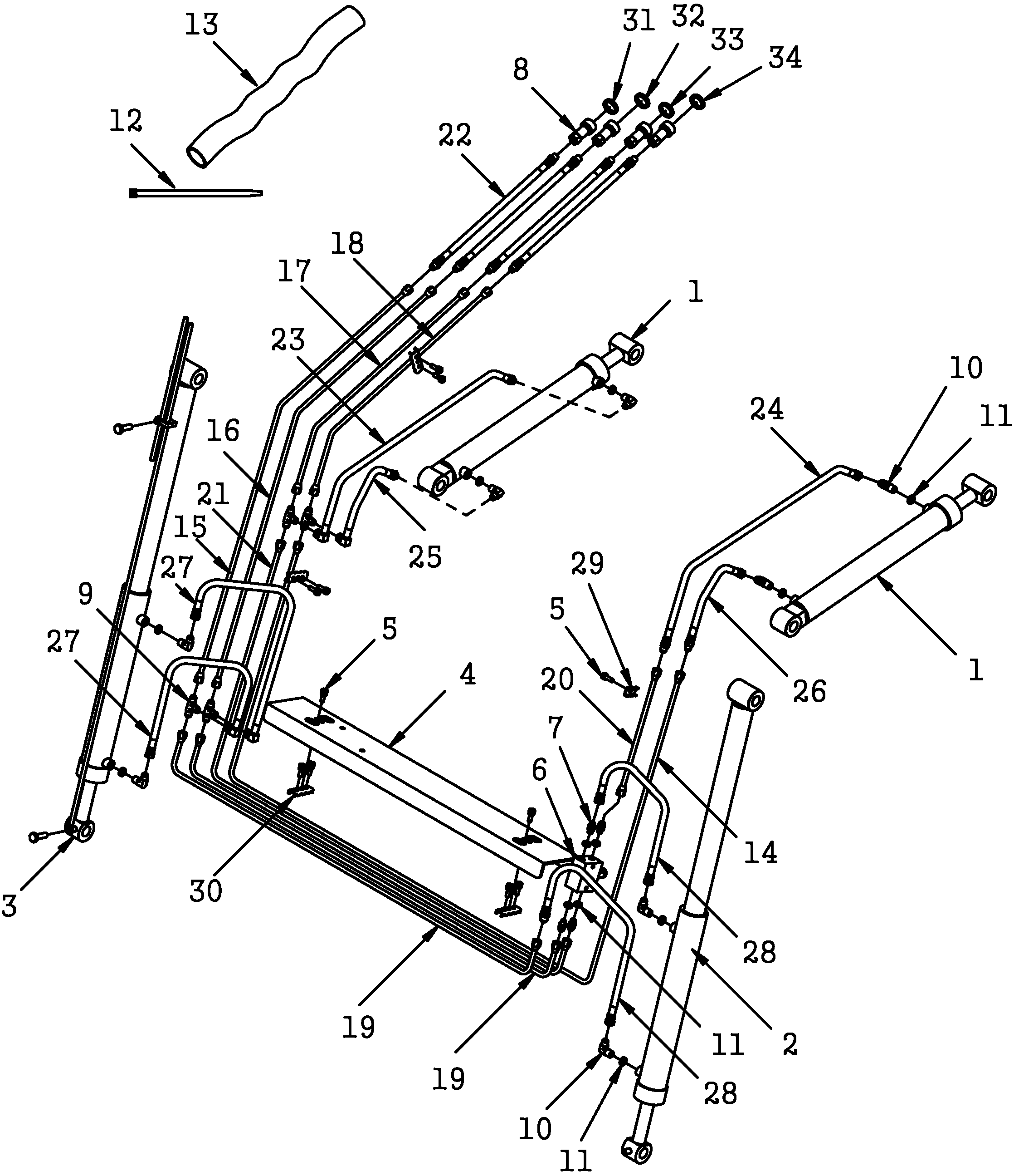 040 - HYDRAULIC PIPING