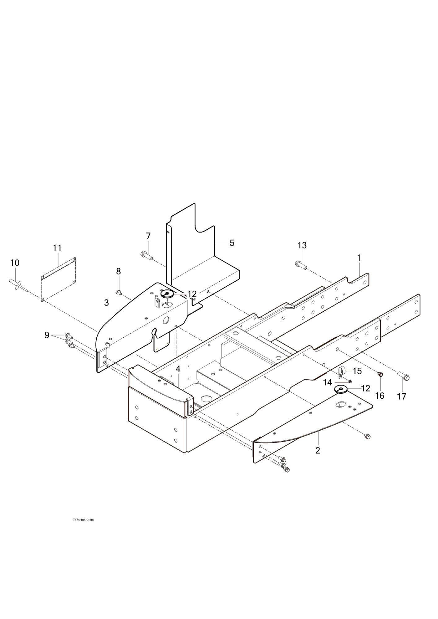 501 - FRONT AXLE SUPPORT (2023-05-23 ~)