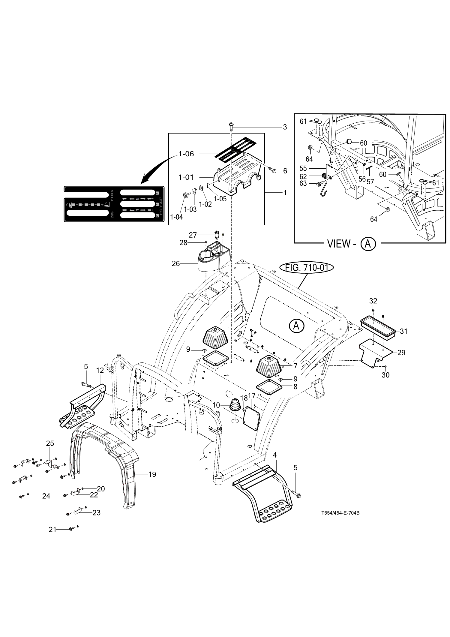 704 - LEVER COVER & STEP