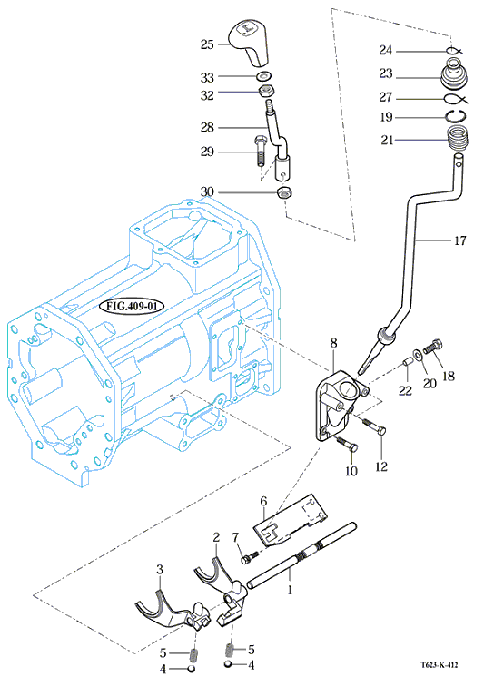 412 - SUB CHANGE SHIFTER