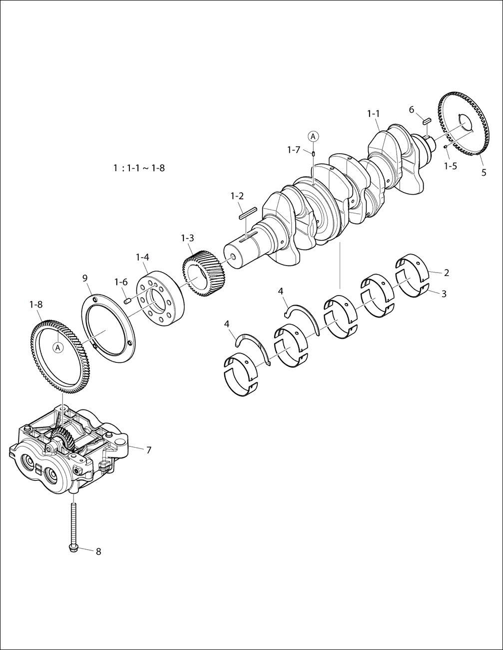 105 - CRANKSHAFT ASSY