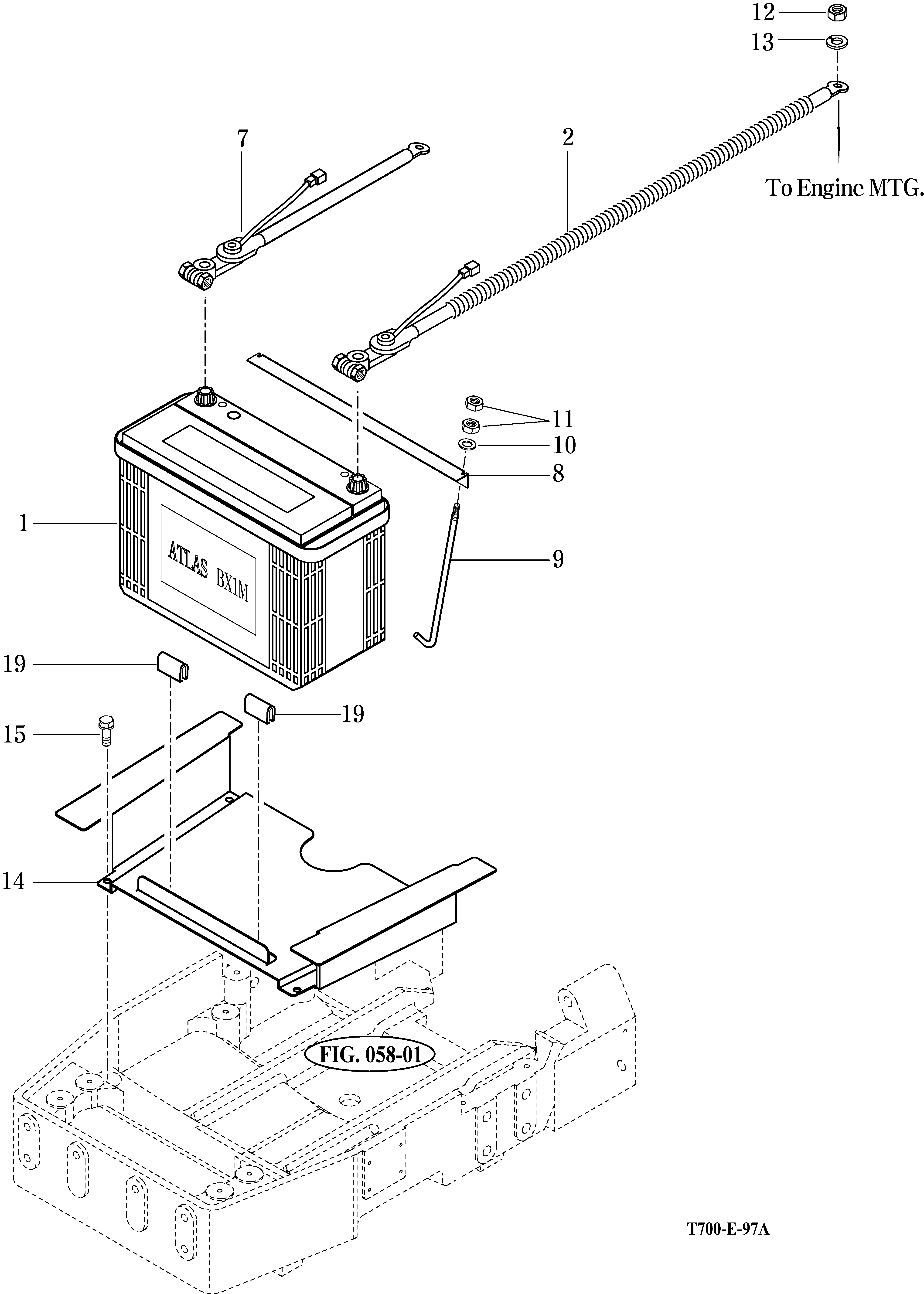 097 - BATTERY & MOUNTING