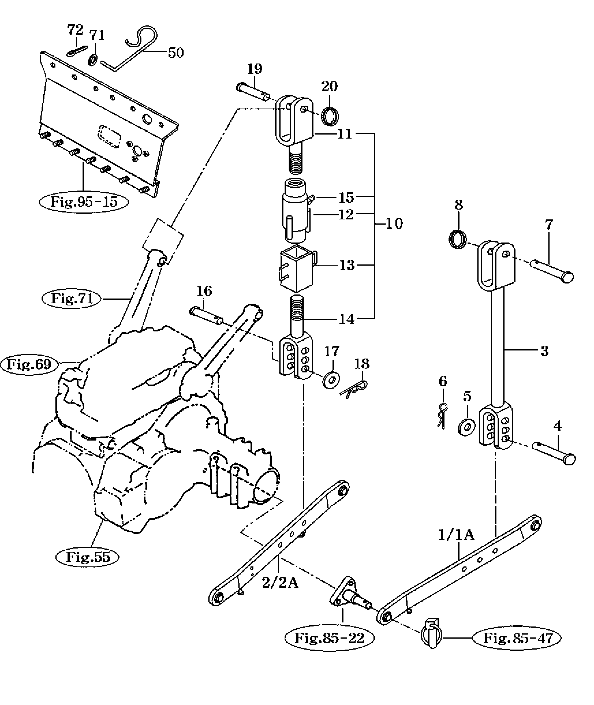 086B - LOWER LINK & LIFT ROD