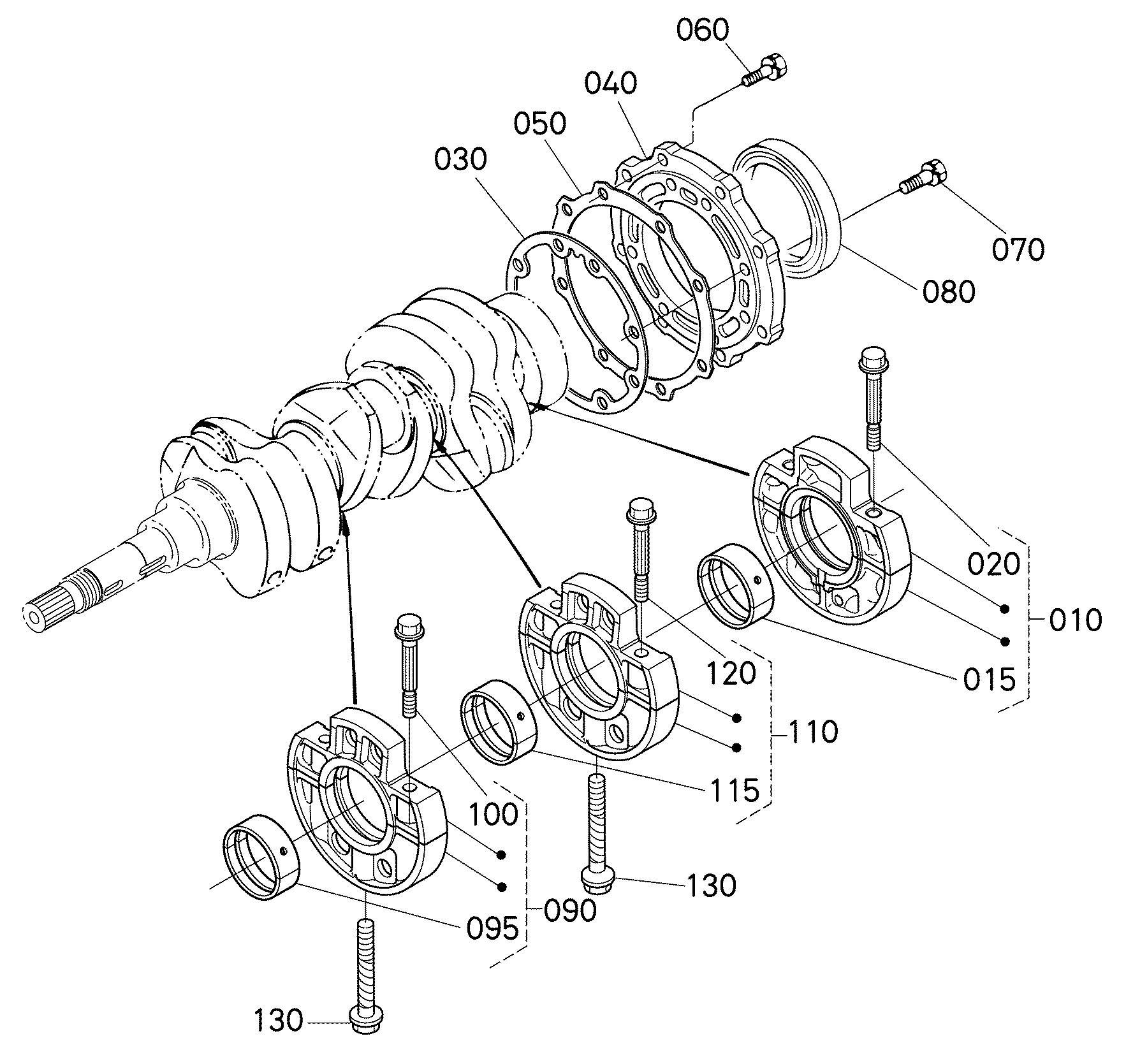 100 - MAIN BEARING CASE