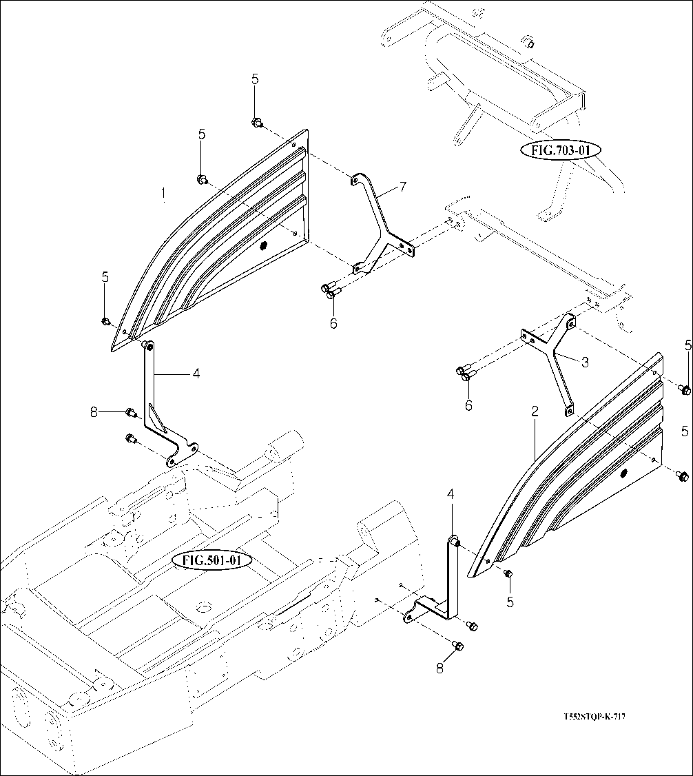 717 - SIDE SUPPORTS