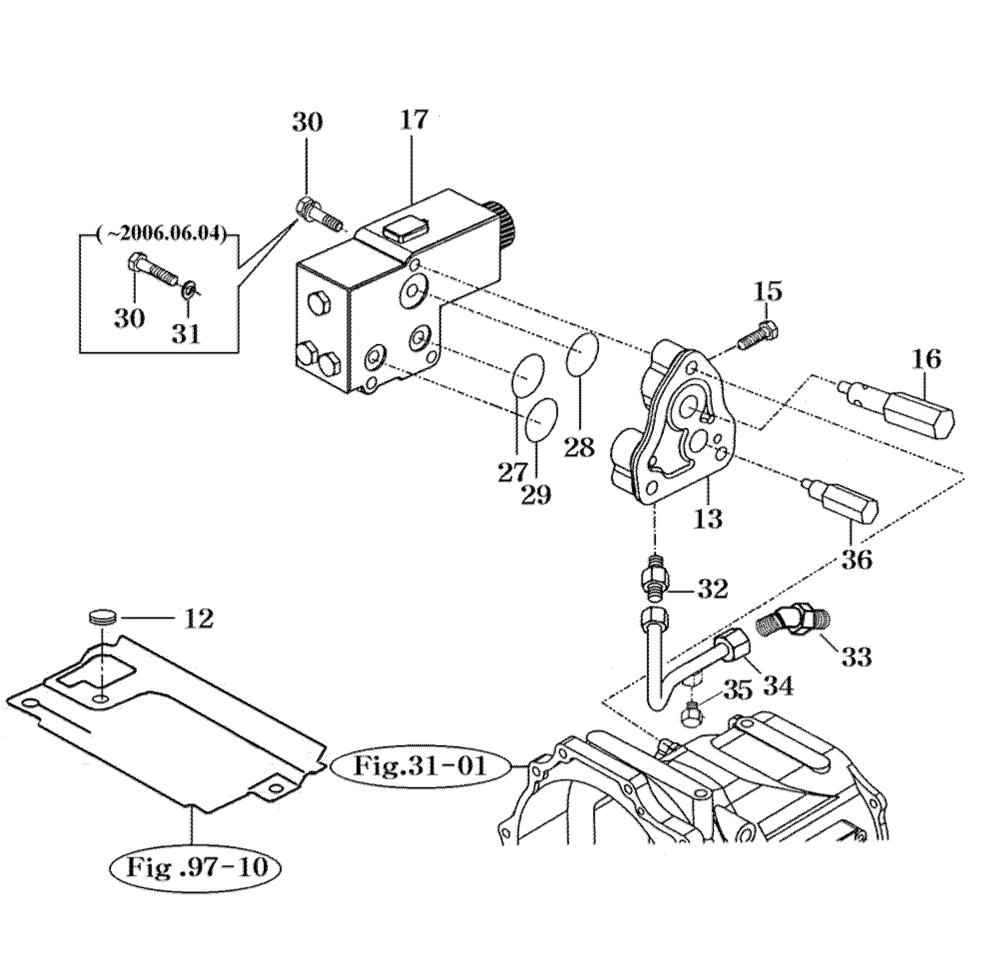083 - P.T.O VALVE & RELIEFB VALVE