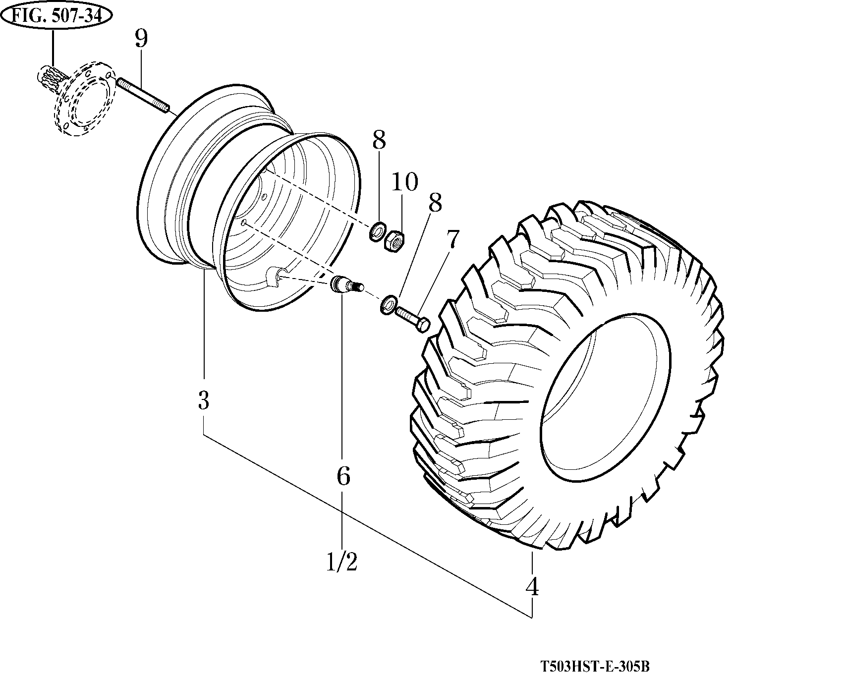 305B - FRONT WHEEL