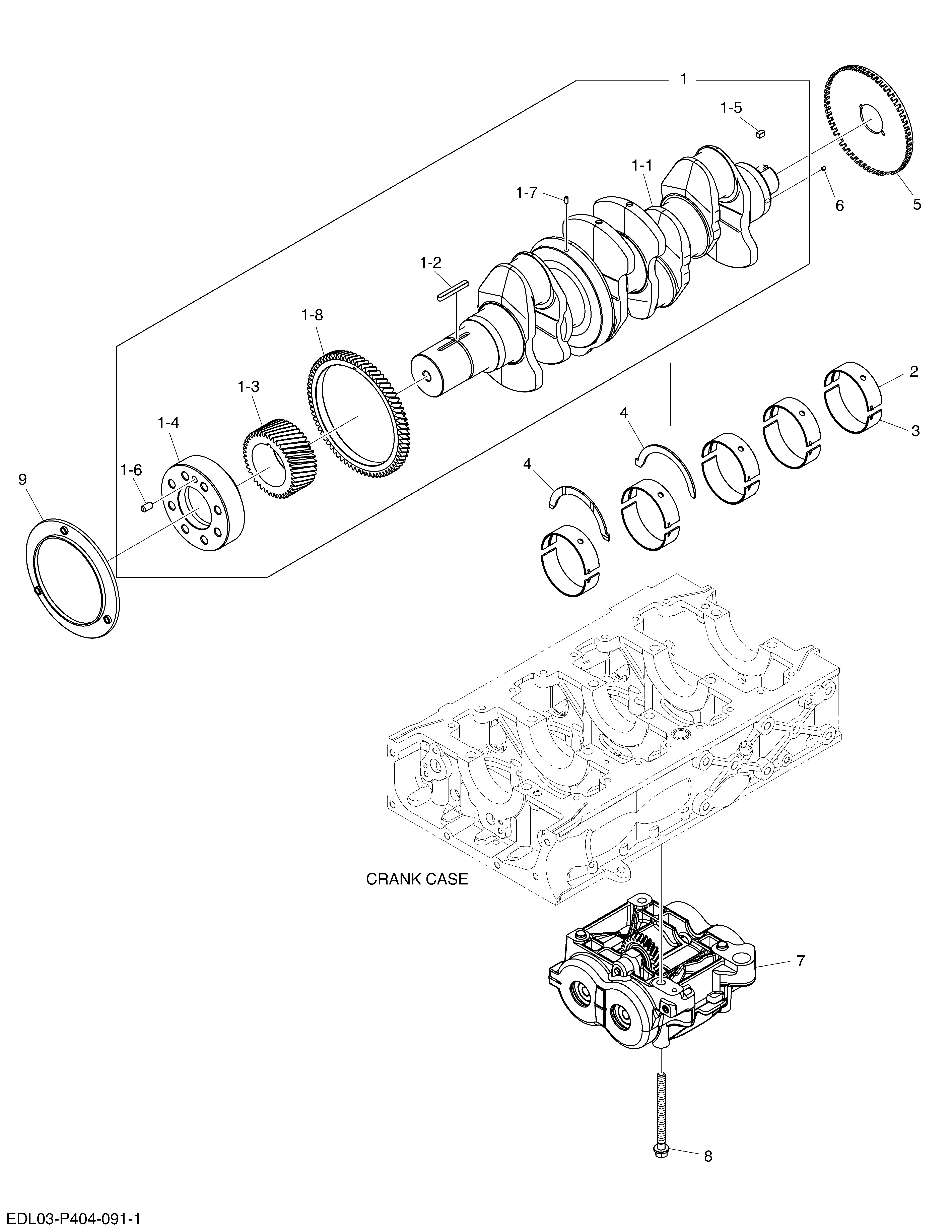 124 - CRANKSHAFT 124 - CRANKSHAFT