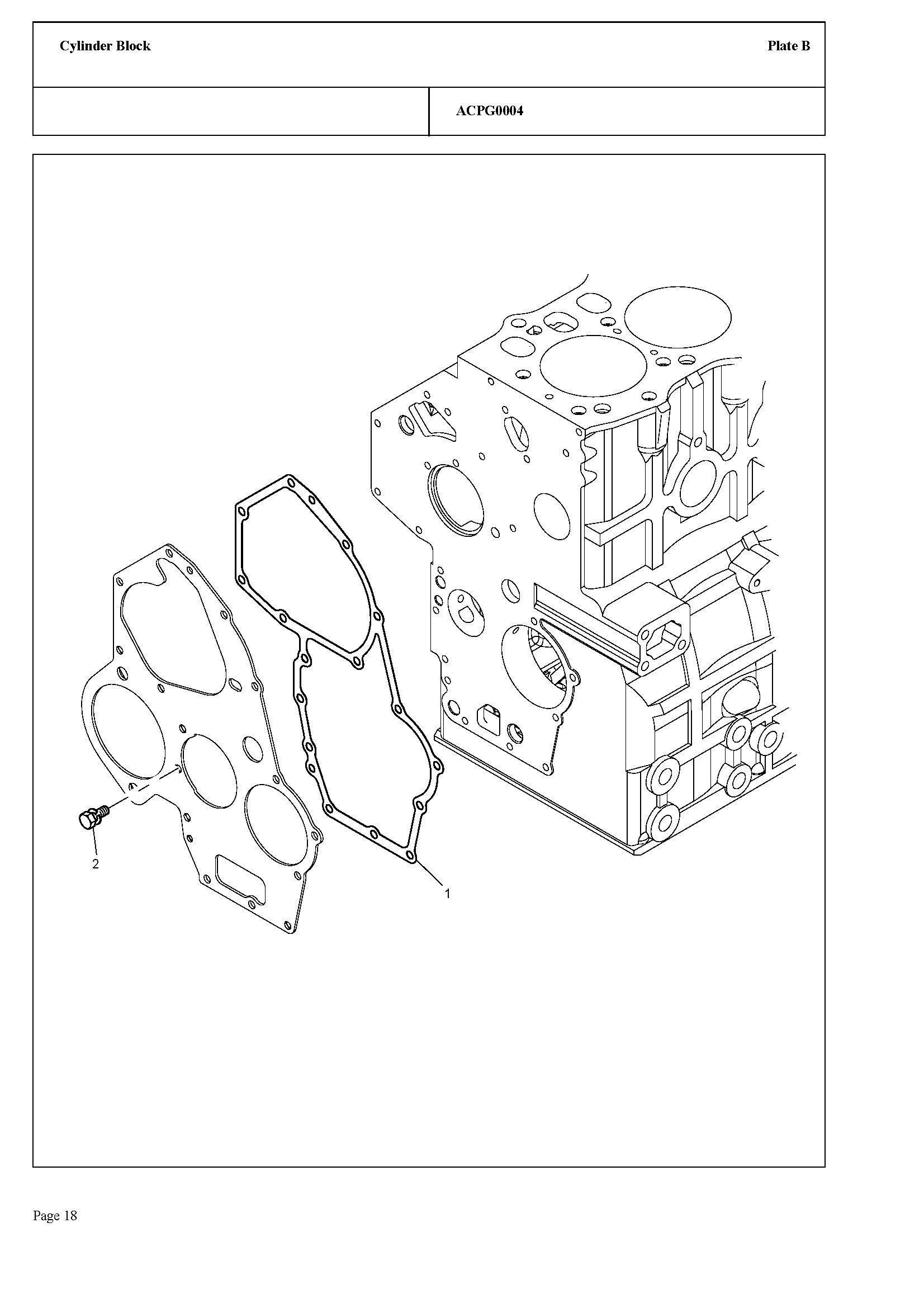 101-1 - CYLINDER BLOCK ASSEMBLY