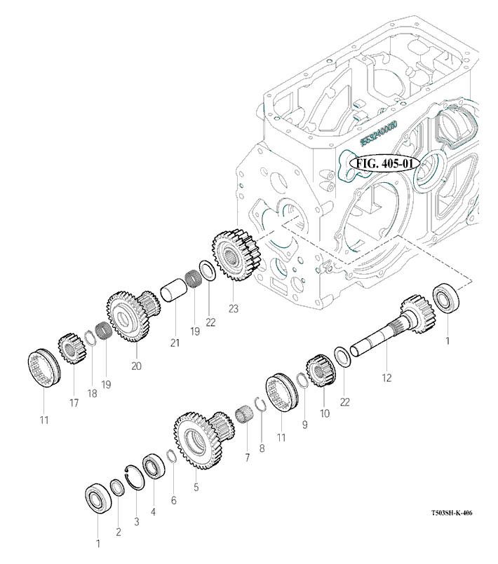 406 - SUB CHANGE GEARS