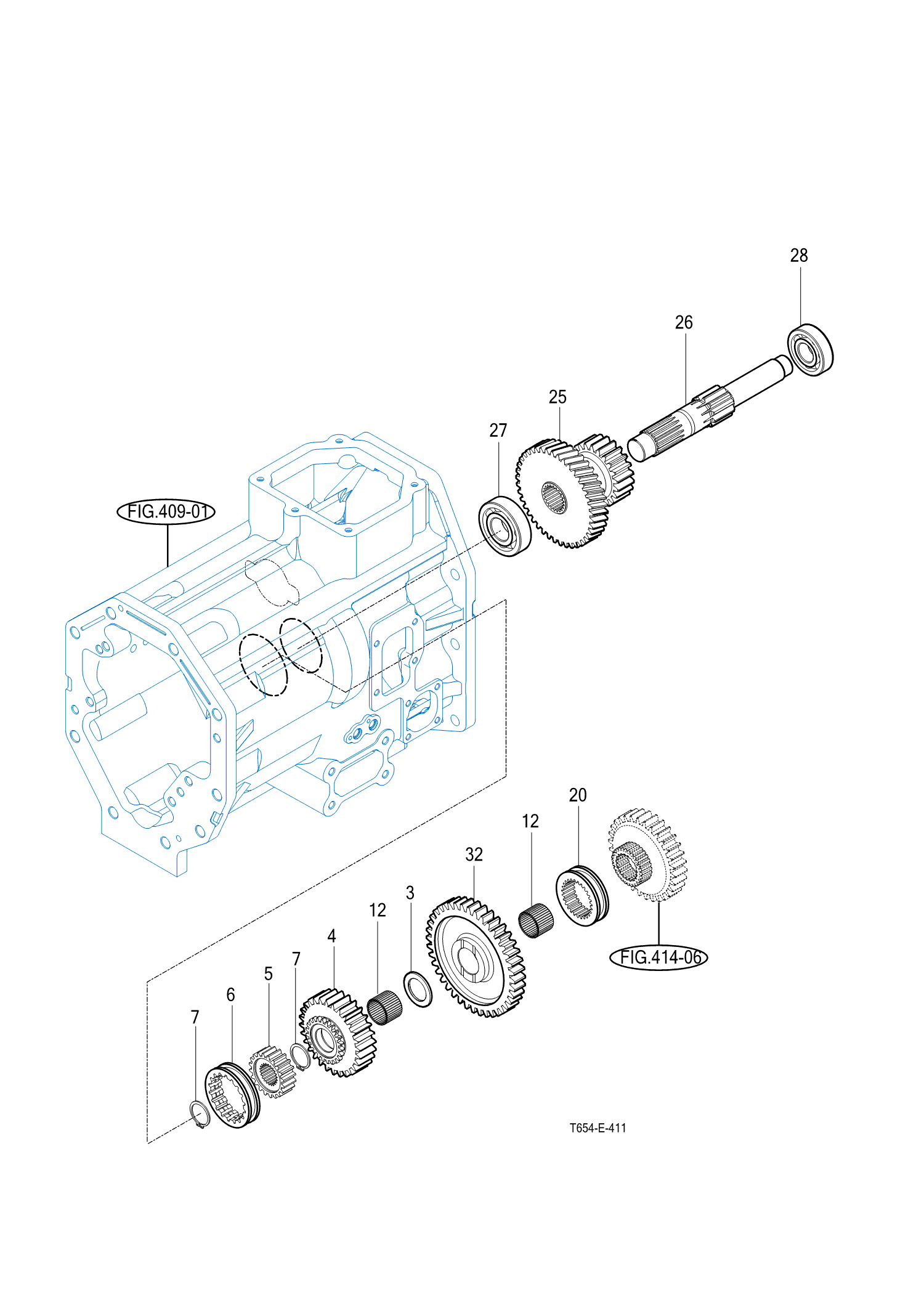 411 - SUB CHANGE GEARS