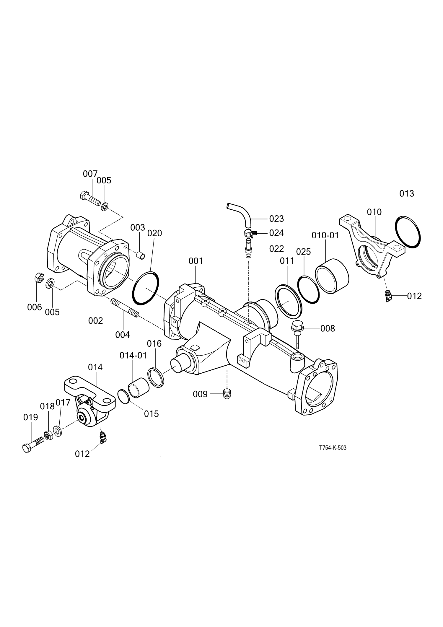 503 - FRONT AXLE HOUSING