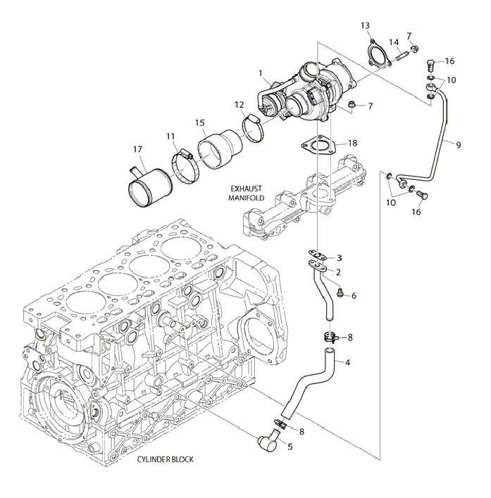 124 - TURBO CHARGER ASSY