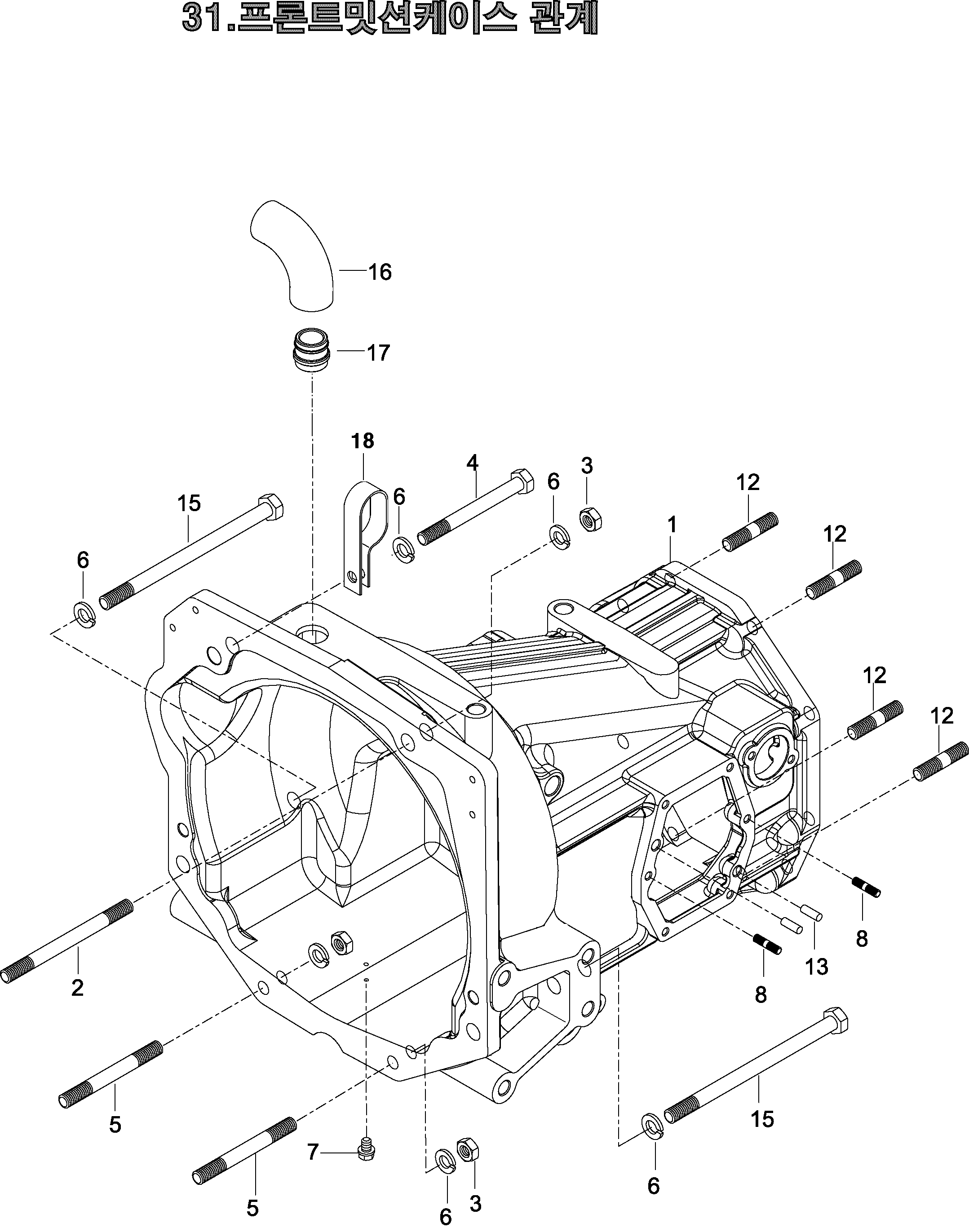 401 - TRANSMISSION FRONT CASE