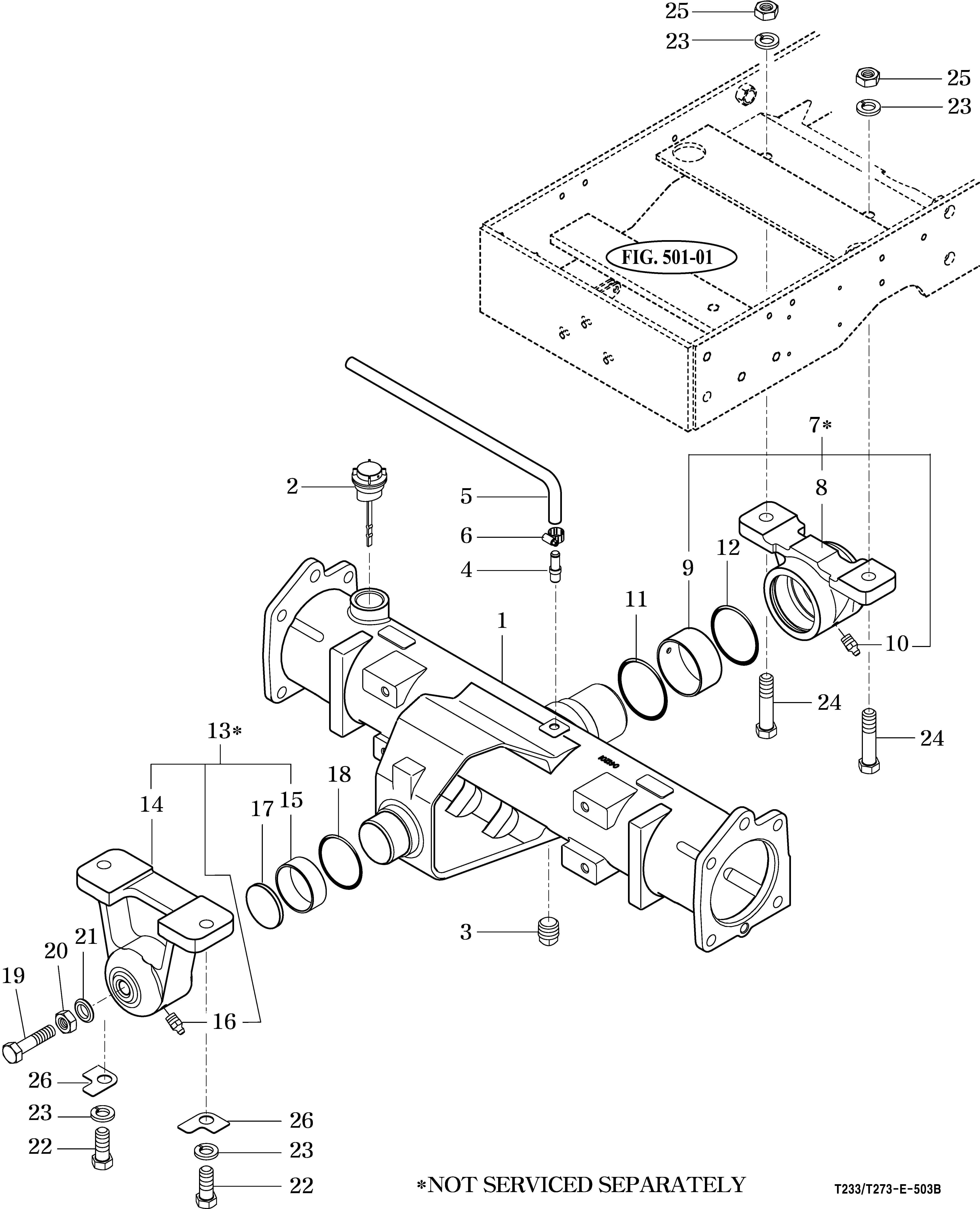 503 - FRONT AXLE HOUSING