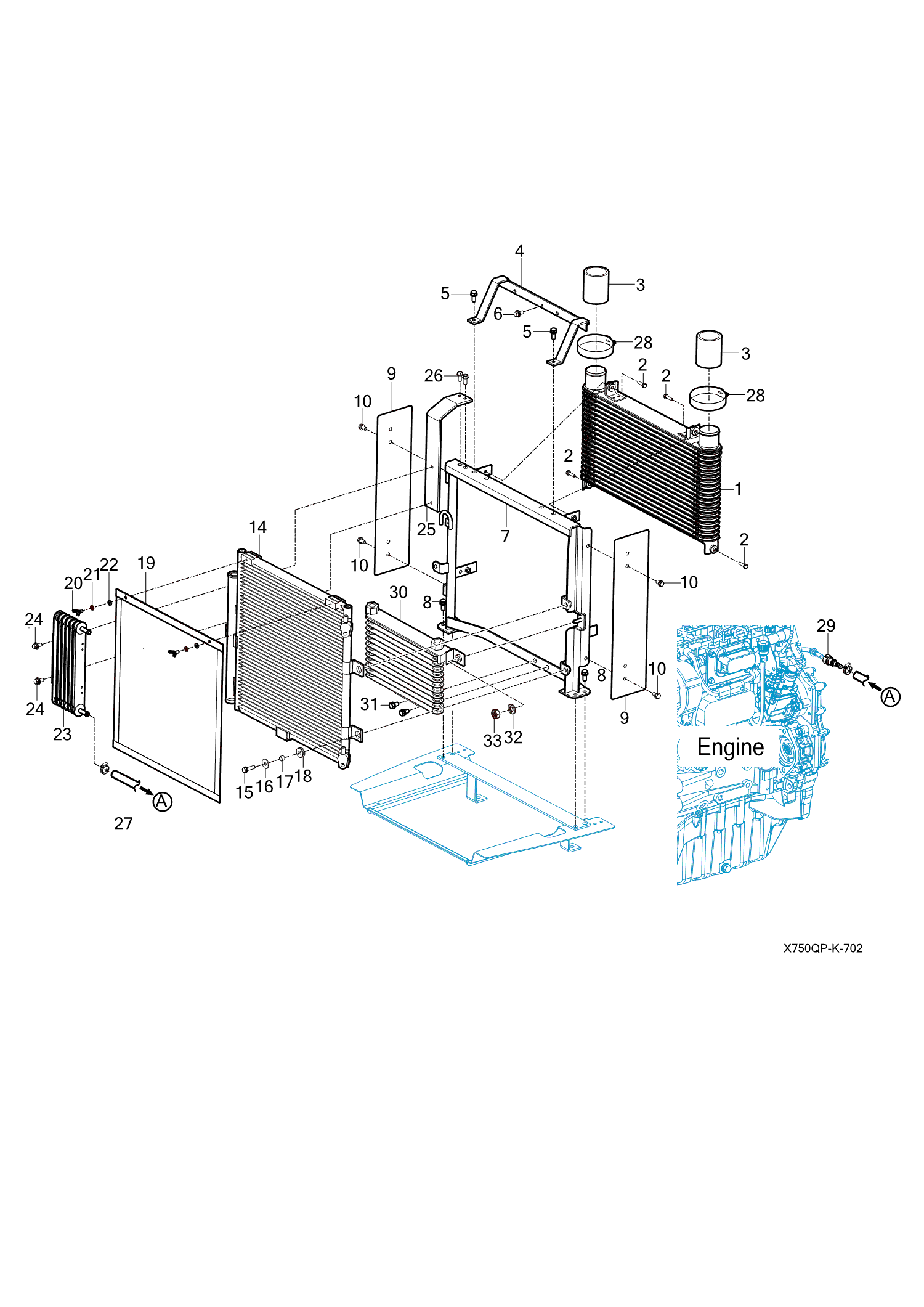 702 - FRONT FRAME