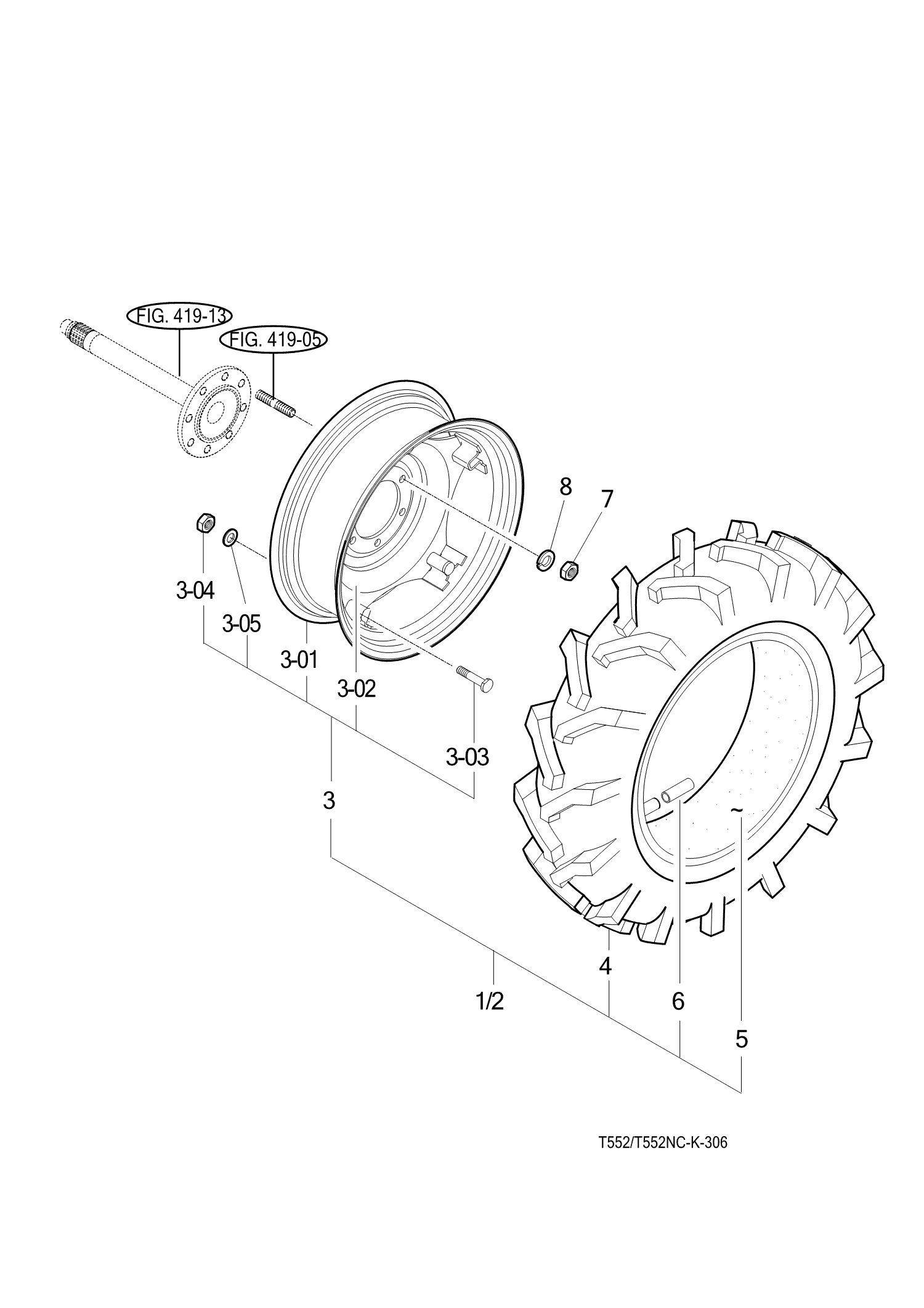 306 - REAR WHEEL 306 - REAR WHEEL